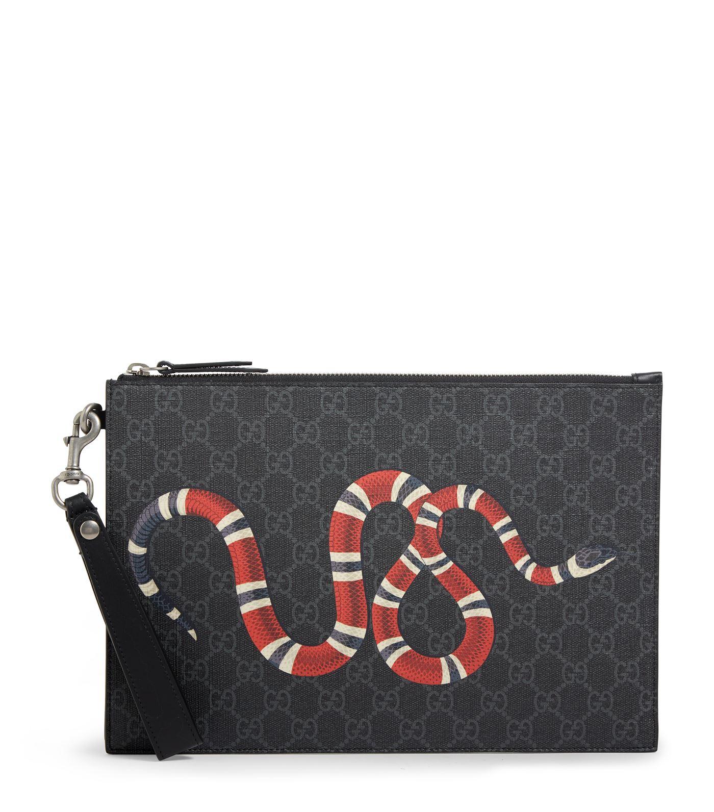 kingsnake print gg supreme pouch