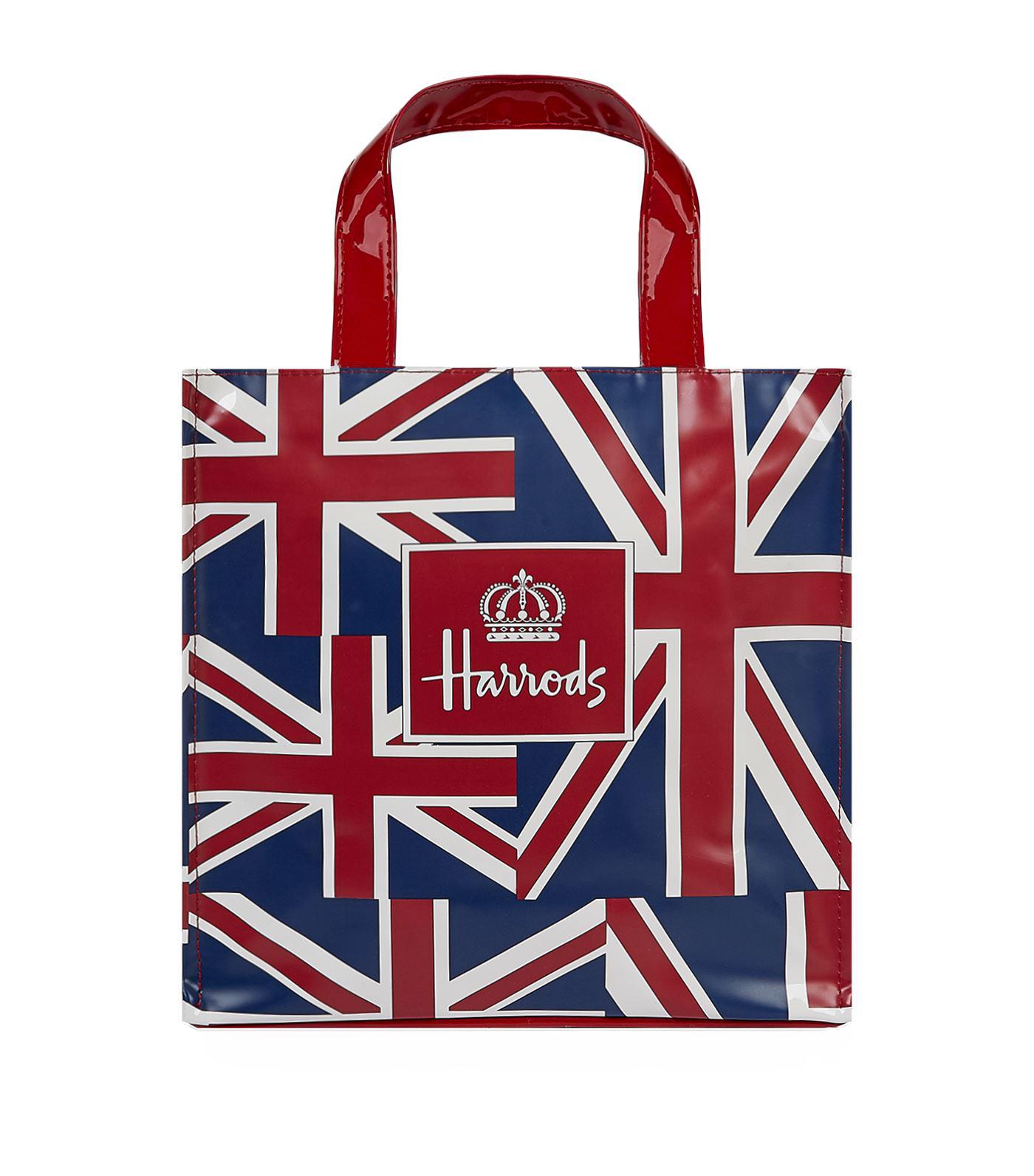 Lyst Harrods Small Vintage Flag Shopper Bag in Red