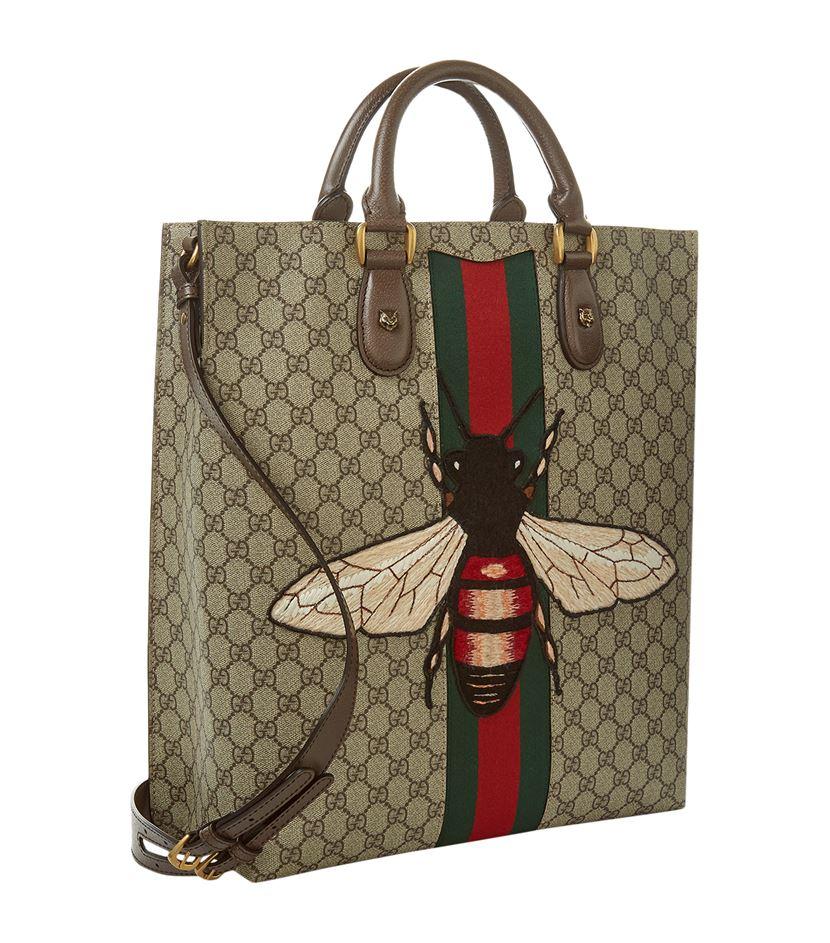 Gucci Bee Patch Bag - Lyst