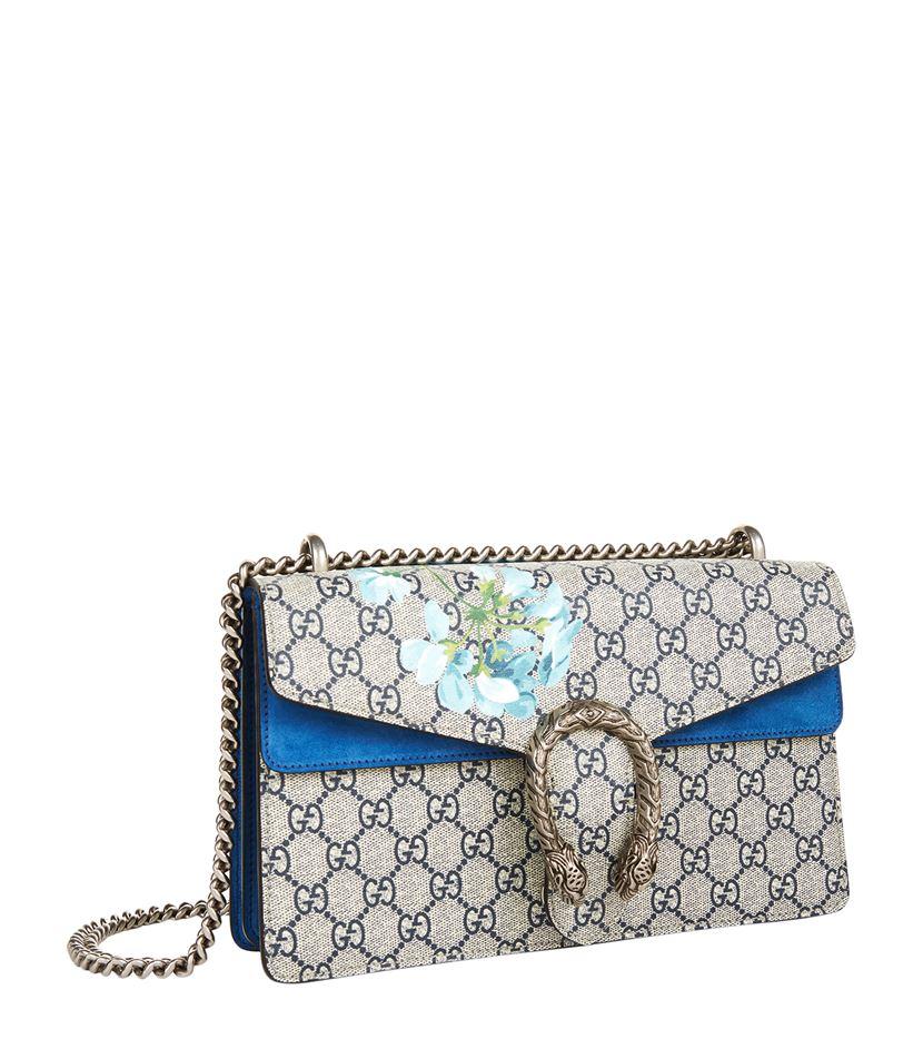 Gucci Suede Medium Dionysus Bag in Blue - Lyst
