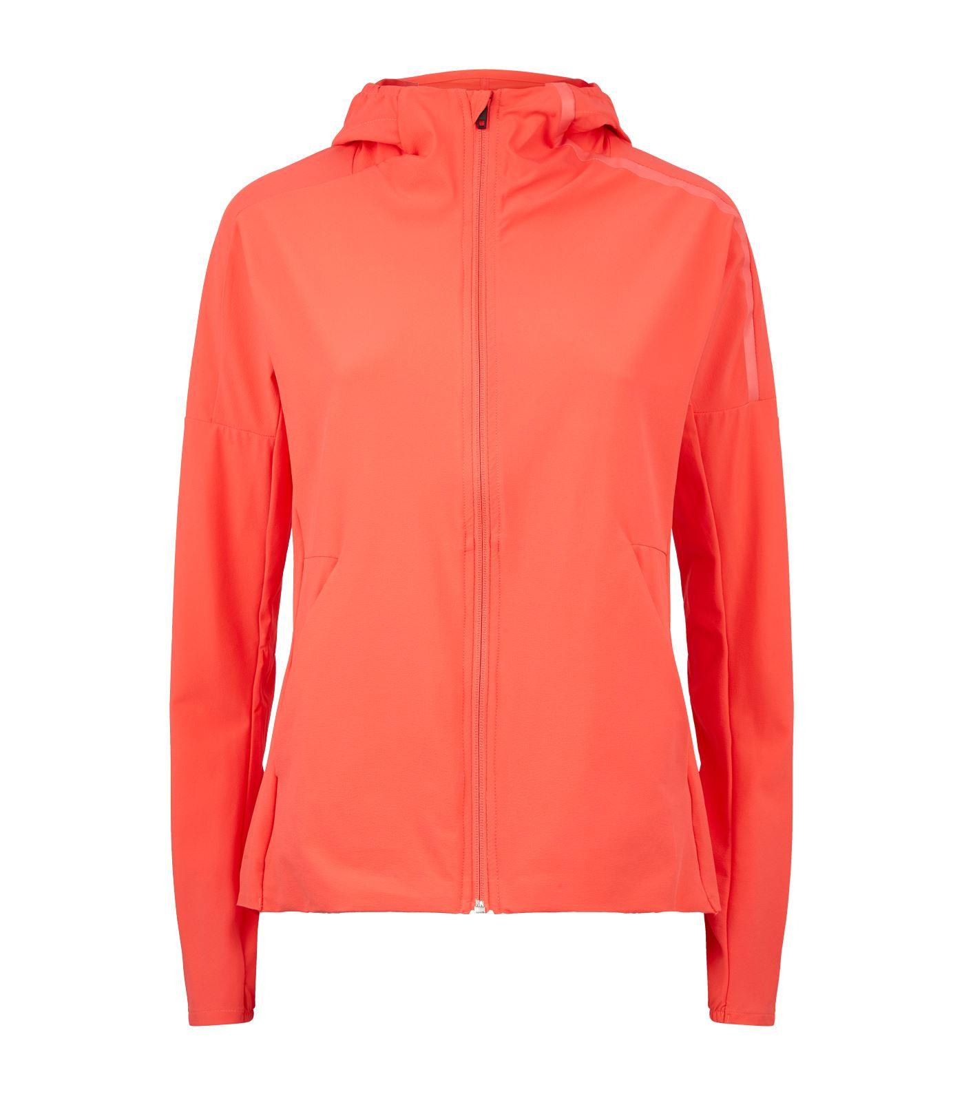 adidas Zne Hooded Jacket in Red - Lyst