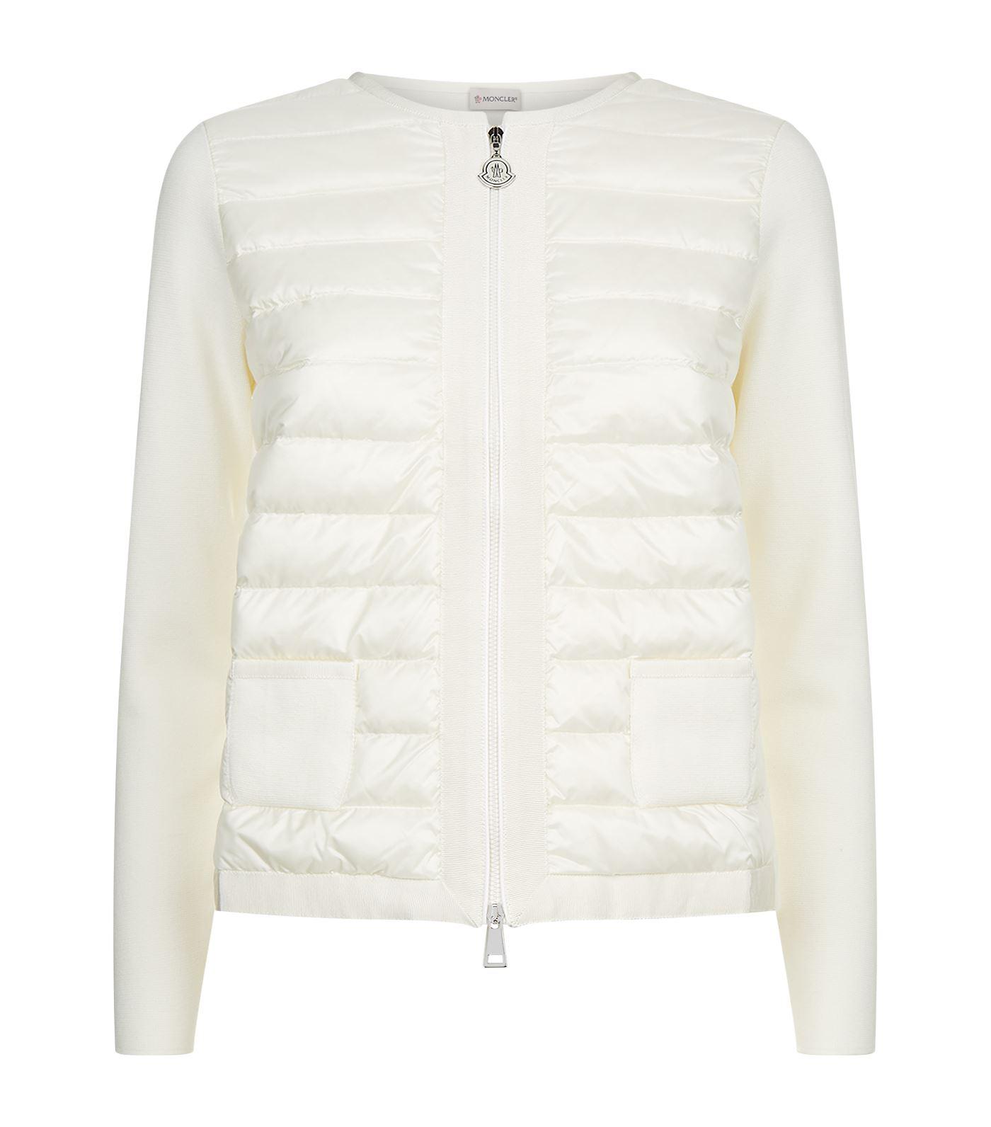 moncler white sweater moncler white sweater