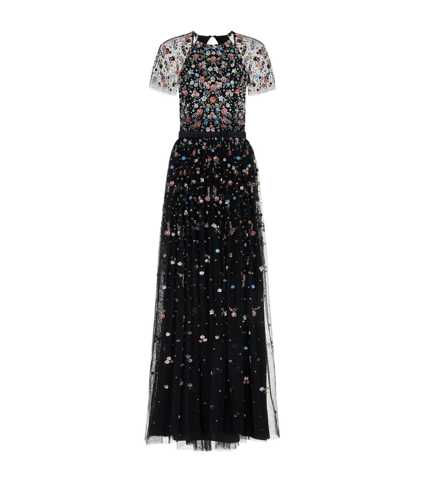 needle and thread black gown