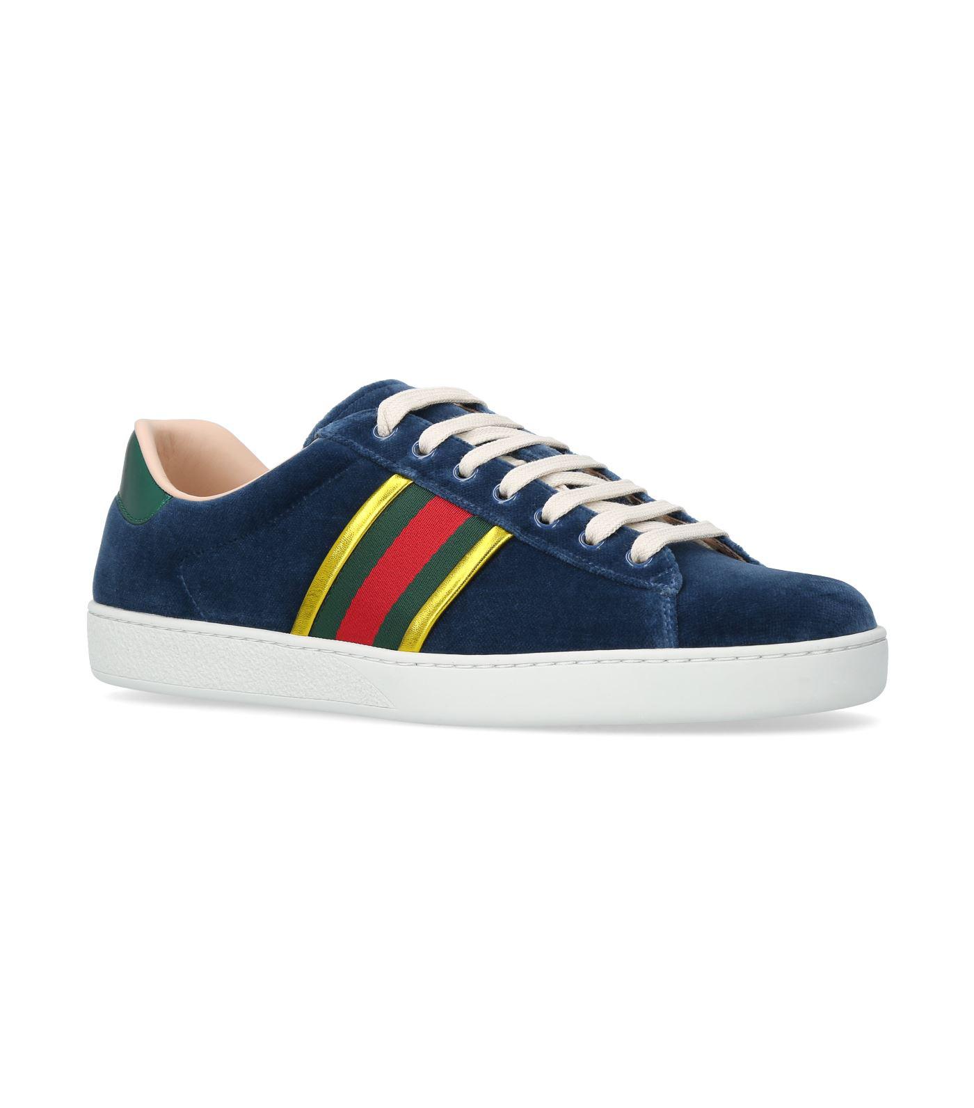 gucci mens sneakers blue