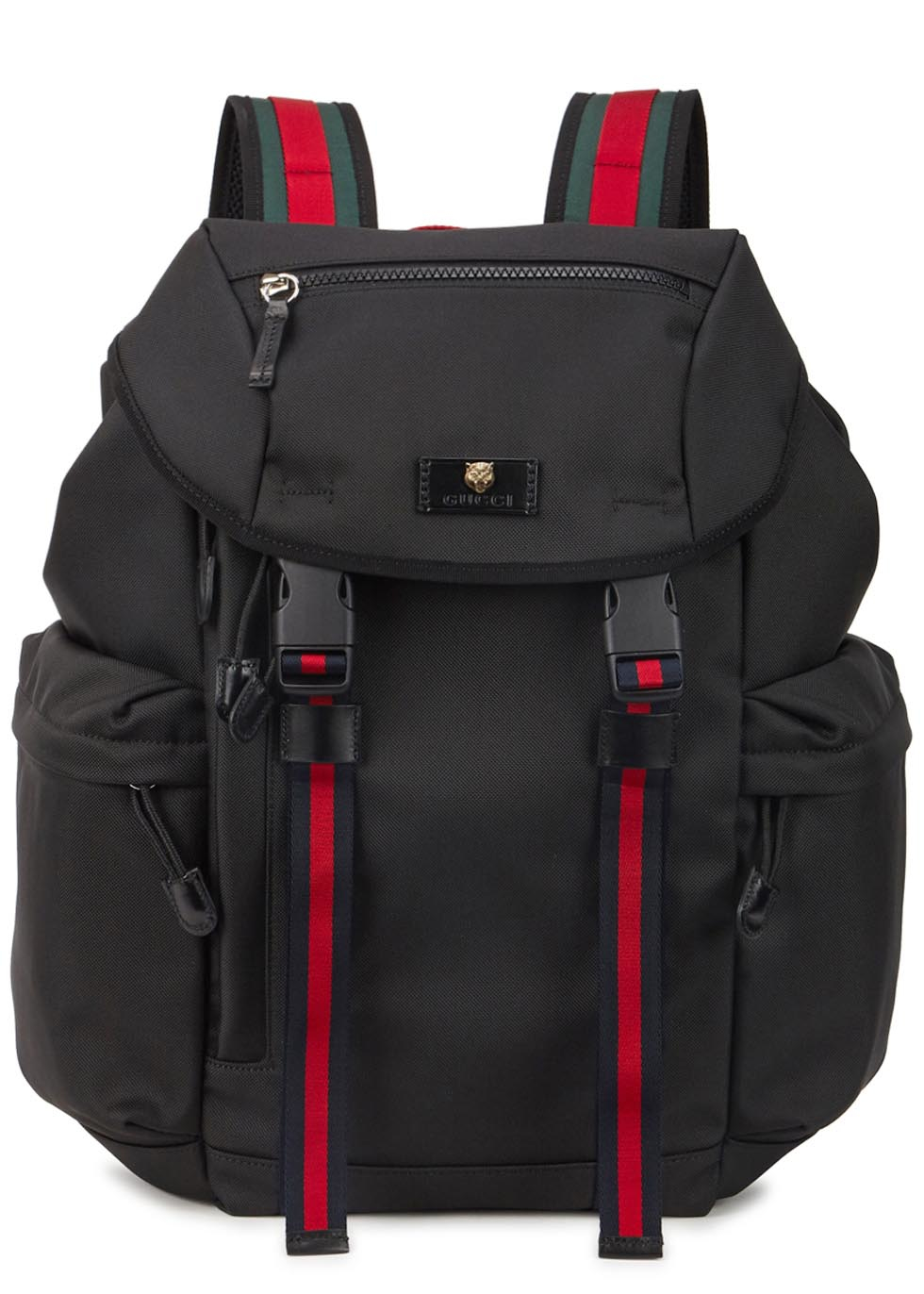 Gucci Black Canvas Backpack in Black for Men - Lyst