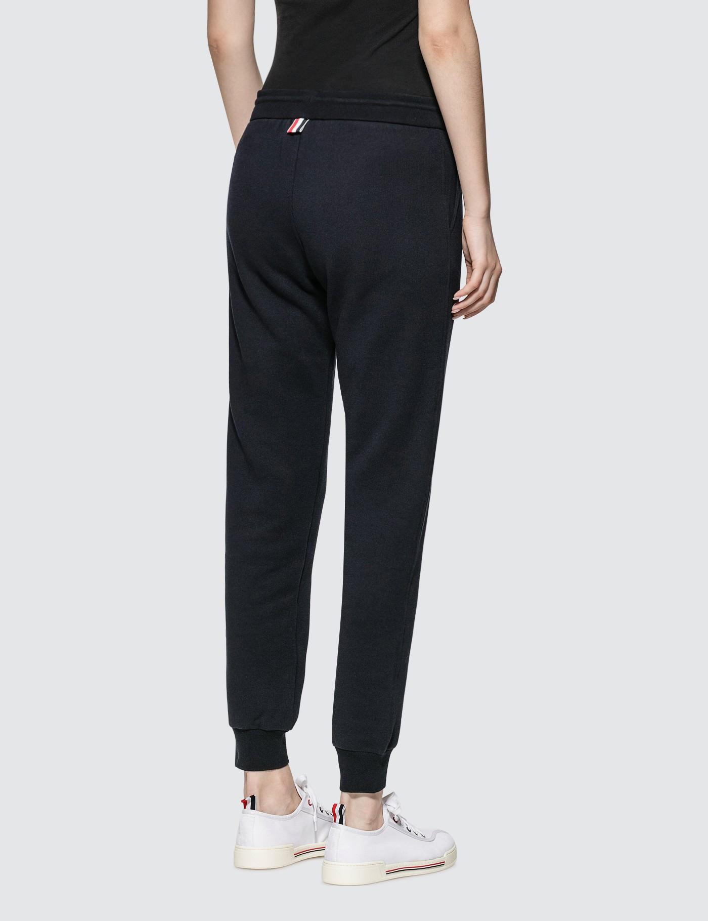 thom browne navy sweatpants