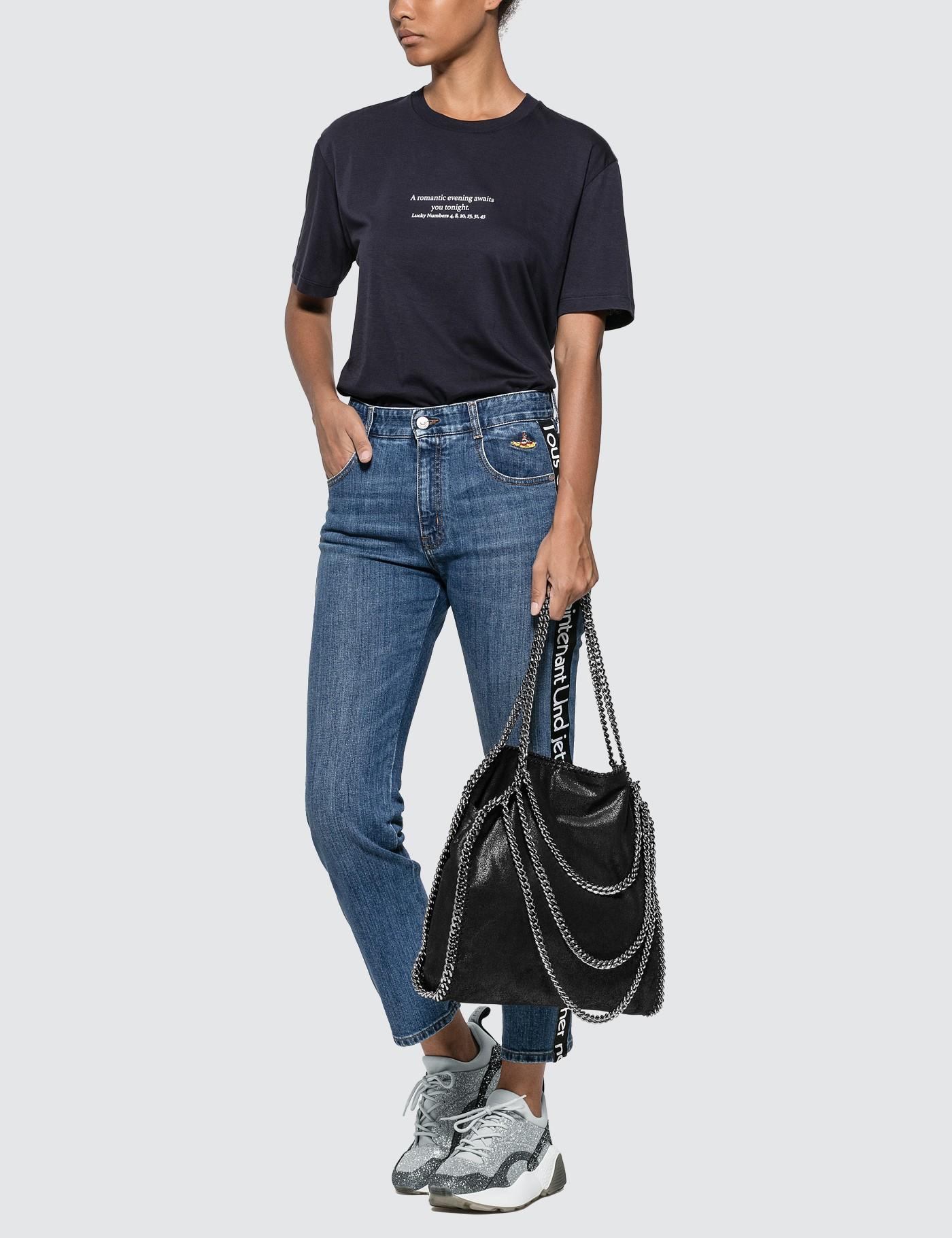 Stella McCartney Denim Straight Leg Jeans in Blue - Lyst