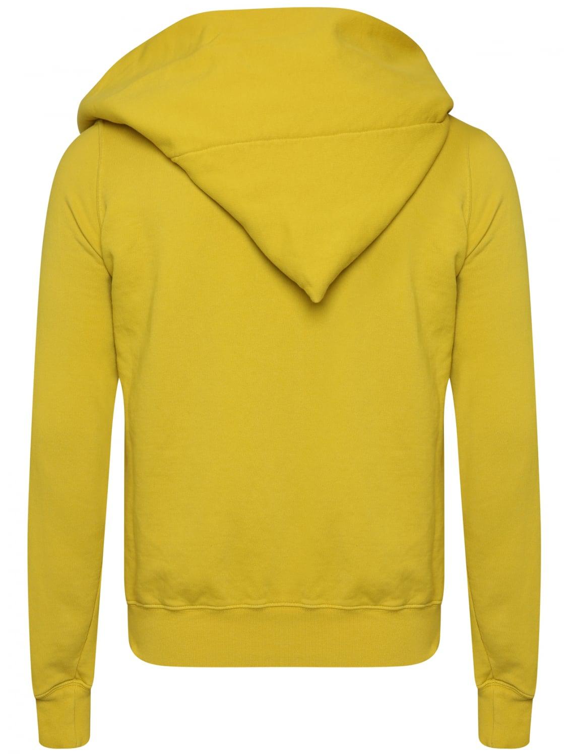 Lyst - Rick Owens Drkshdw Jersey Mountain Hoodie Lemon Yellow in Yellow ...