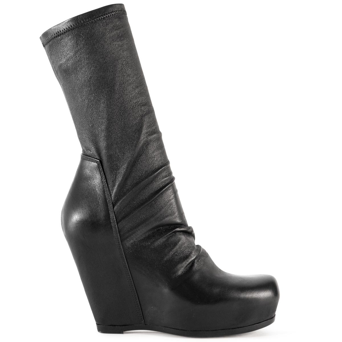 sock boots wedge