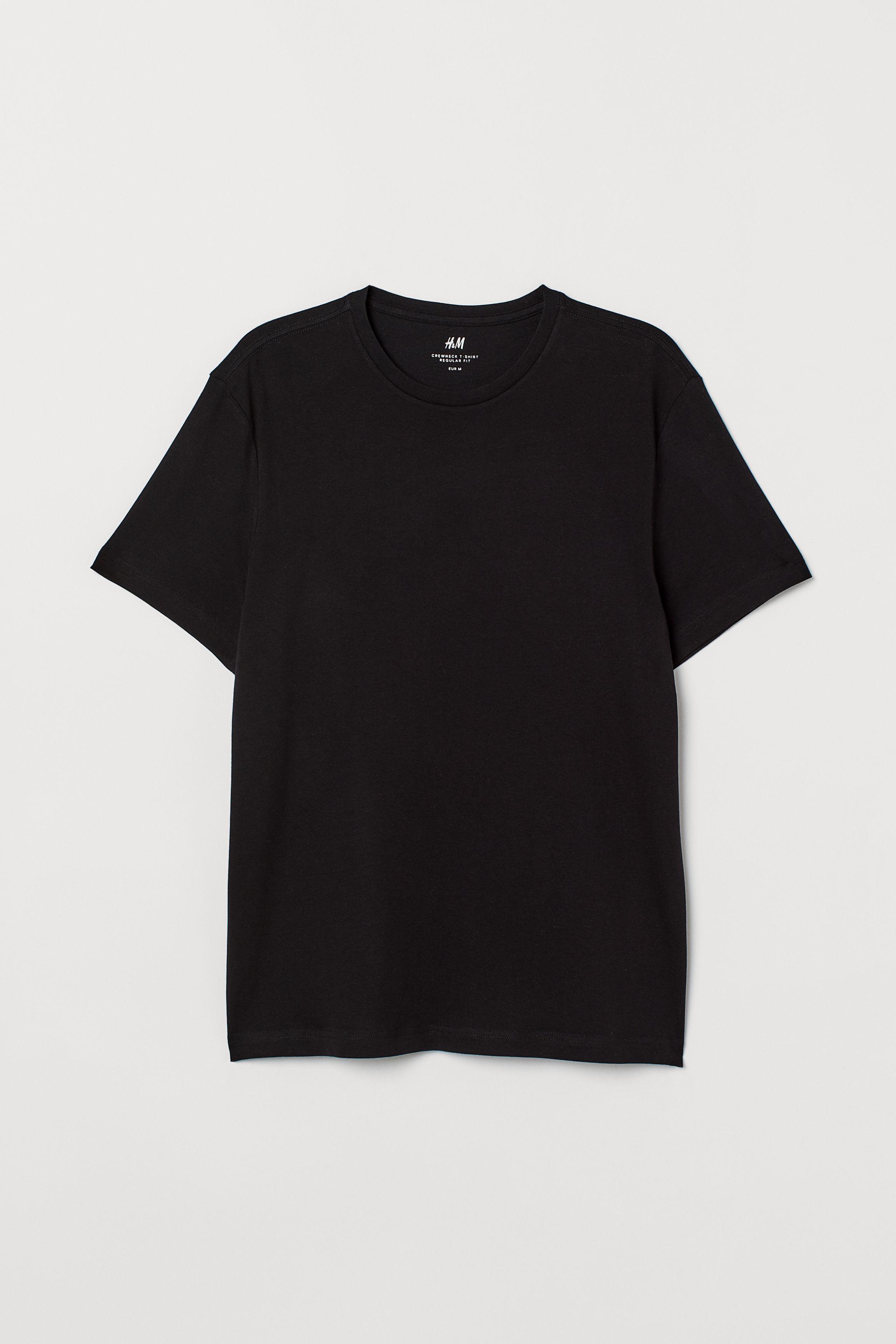 H&M 5-pack T-shirts Regular Fit in Black for Men - Lyst