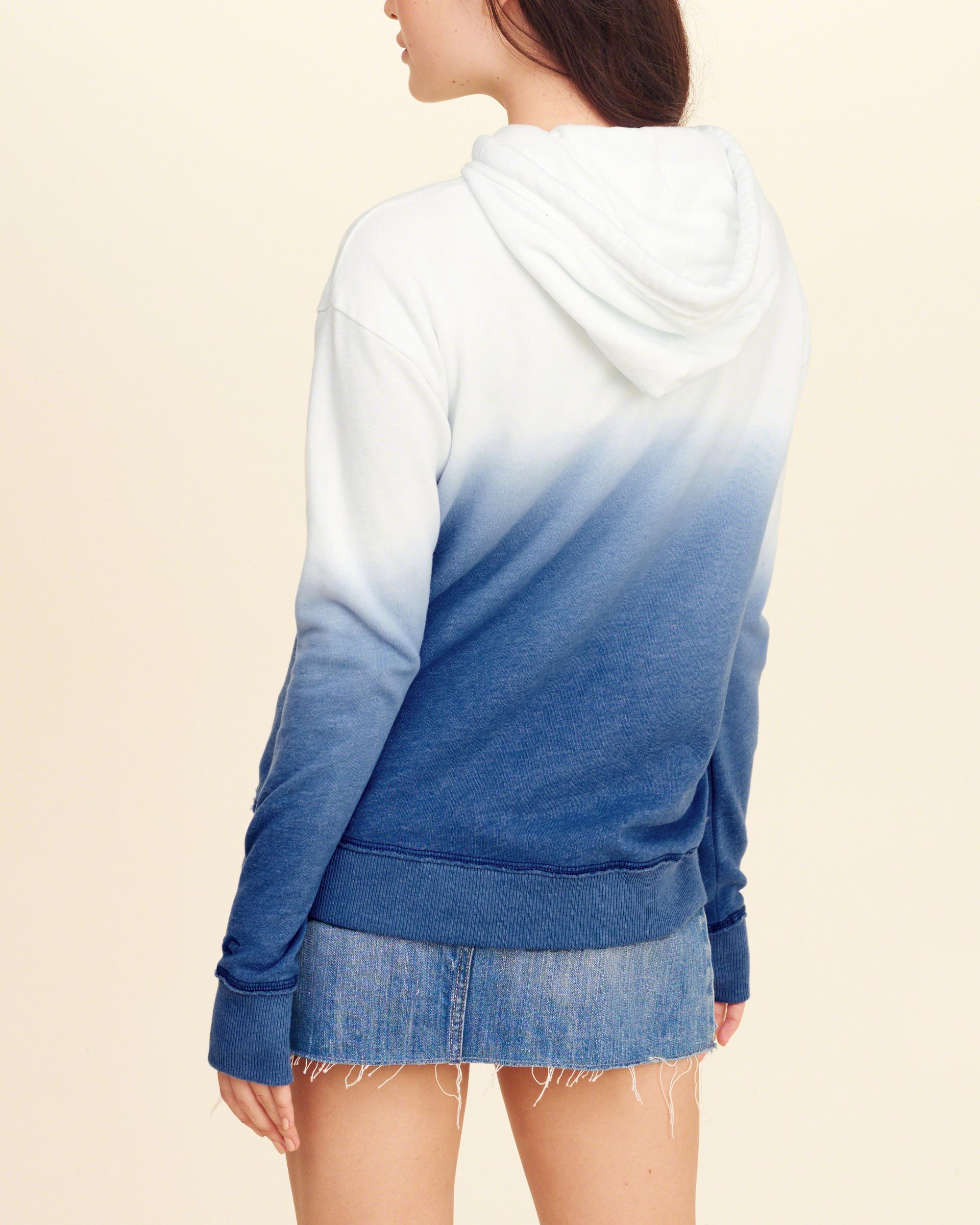 hollister hoodies ombre