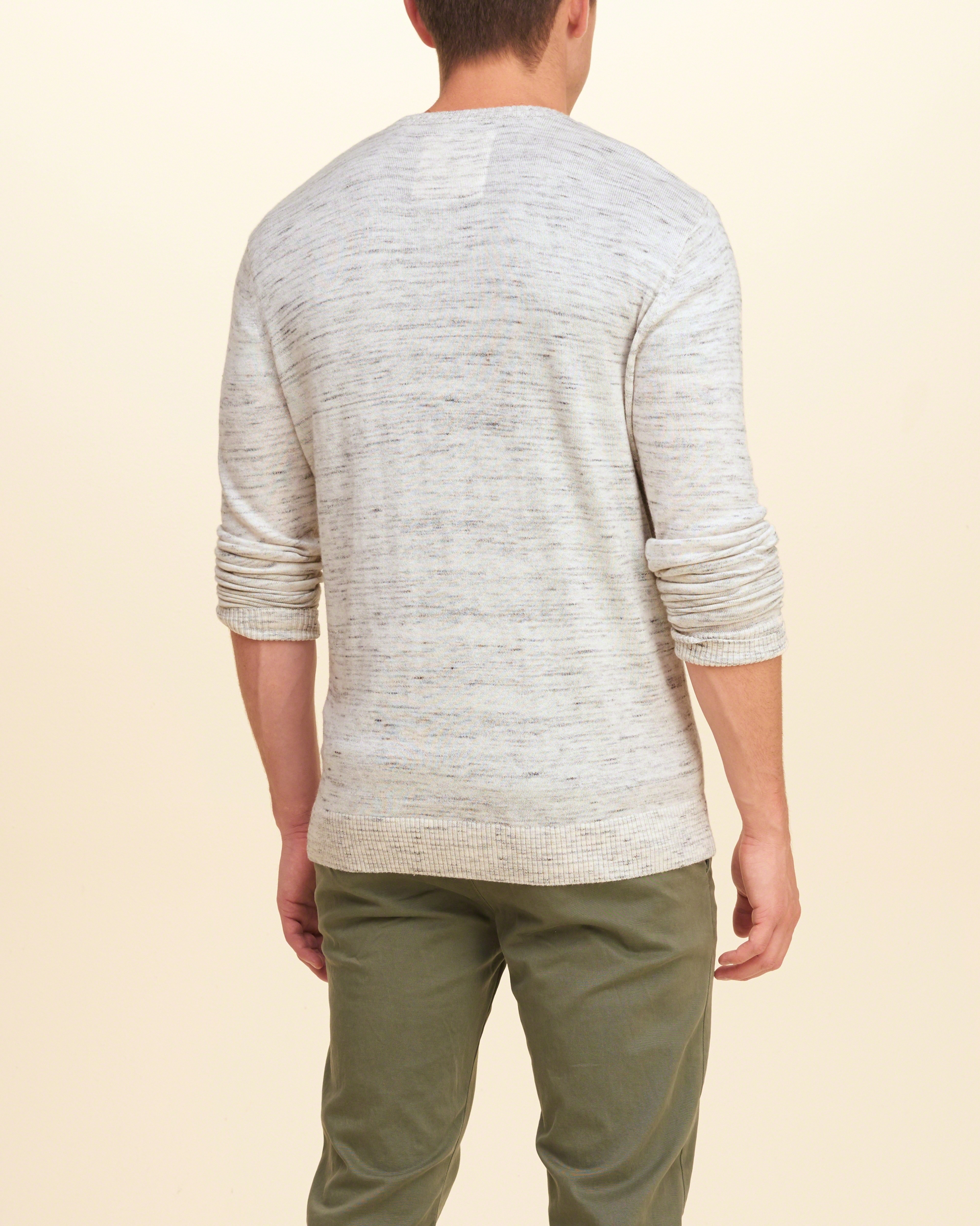 Lyst - Hollister V-neck Icon Sweater In Gray For Men