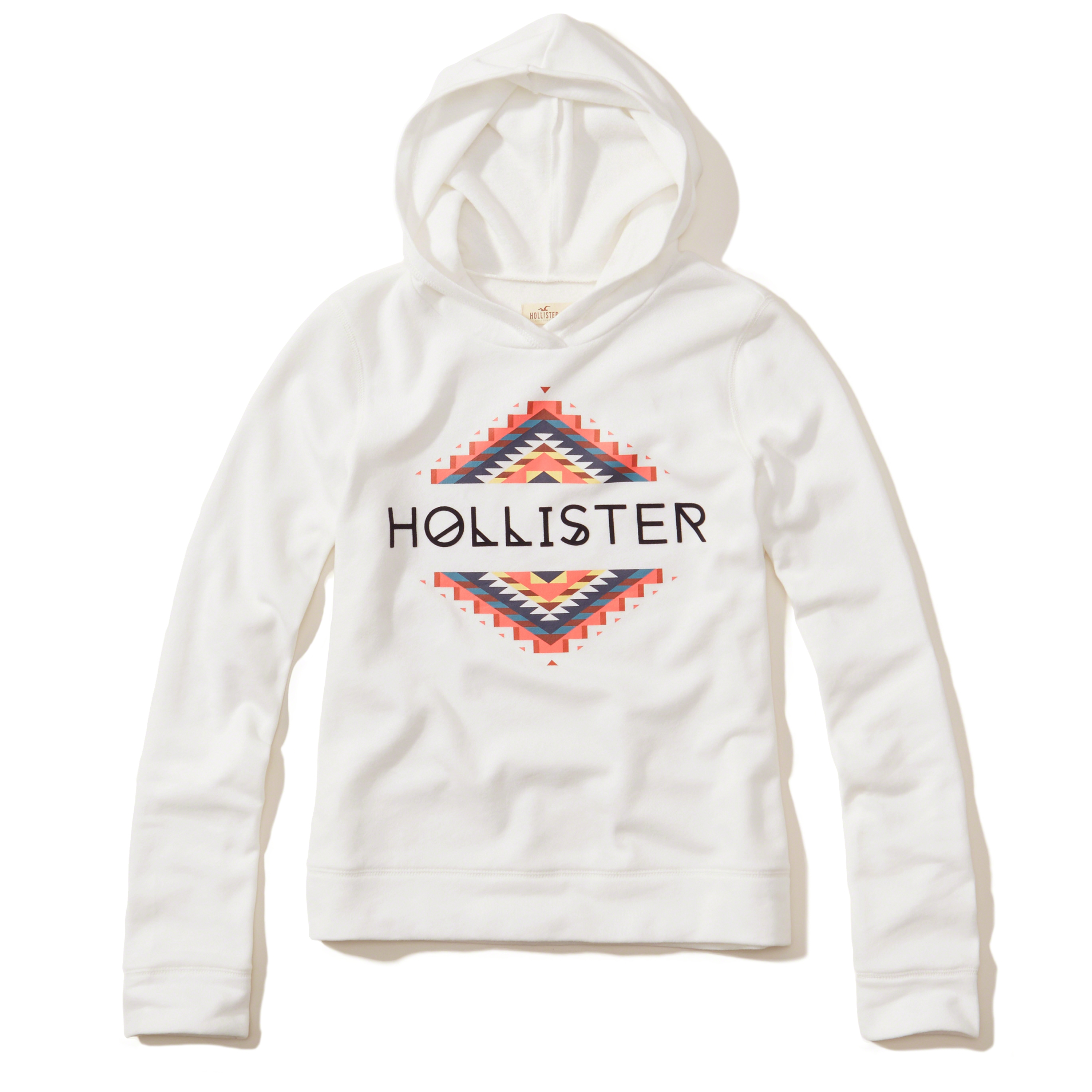 Lyst - Hollister Logo Graphic Hoodie in Black