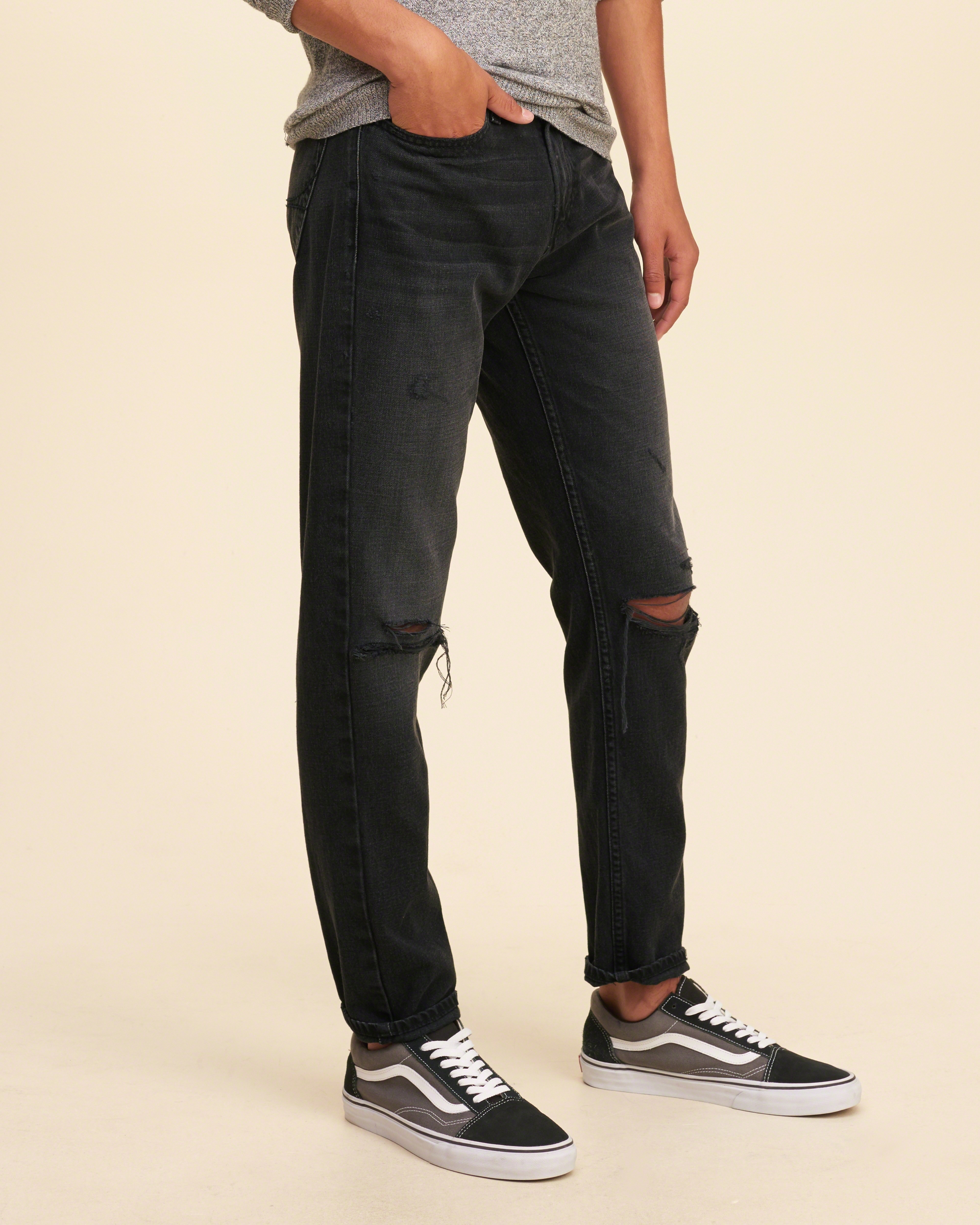 hollister black flare jeans