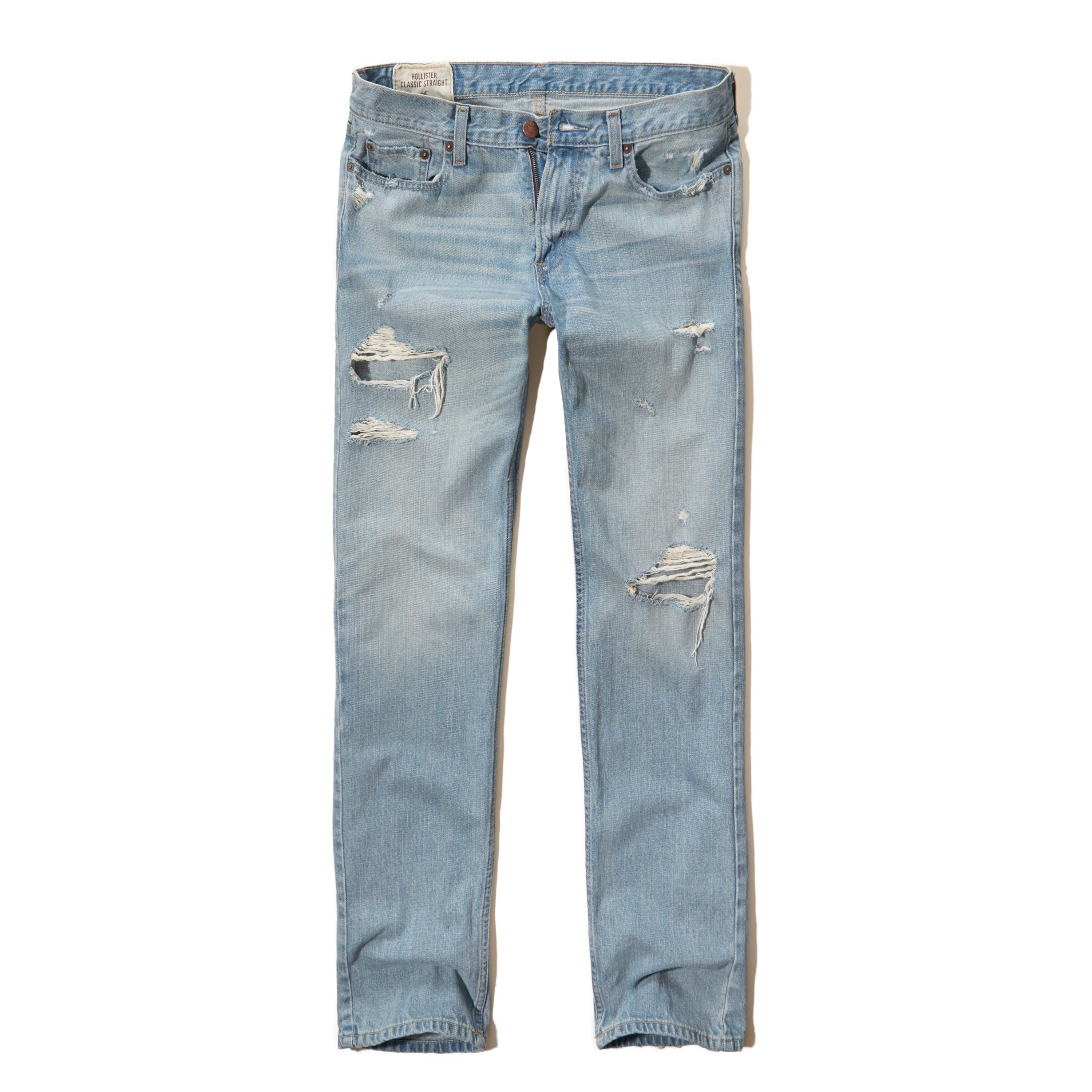 Lyst - Hollister Classic Straight Jeans in Blue for Men