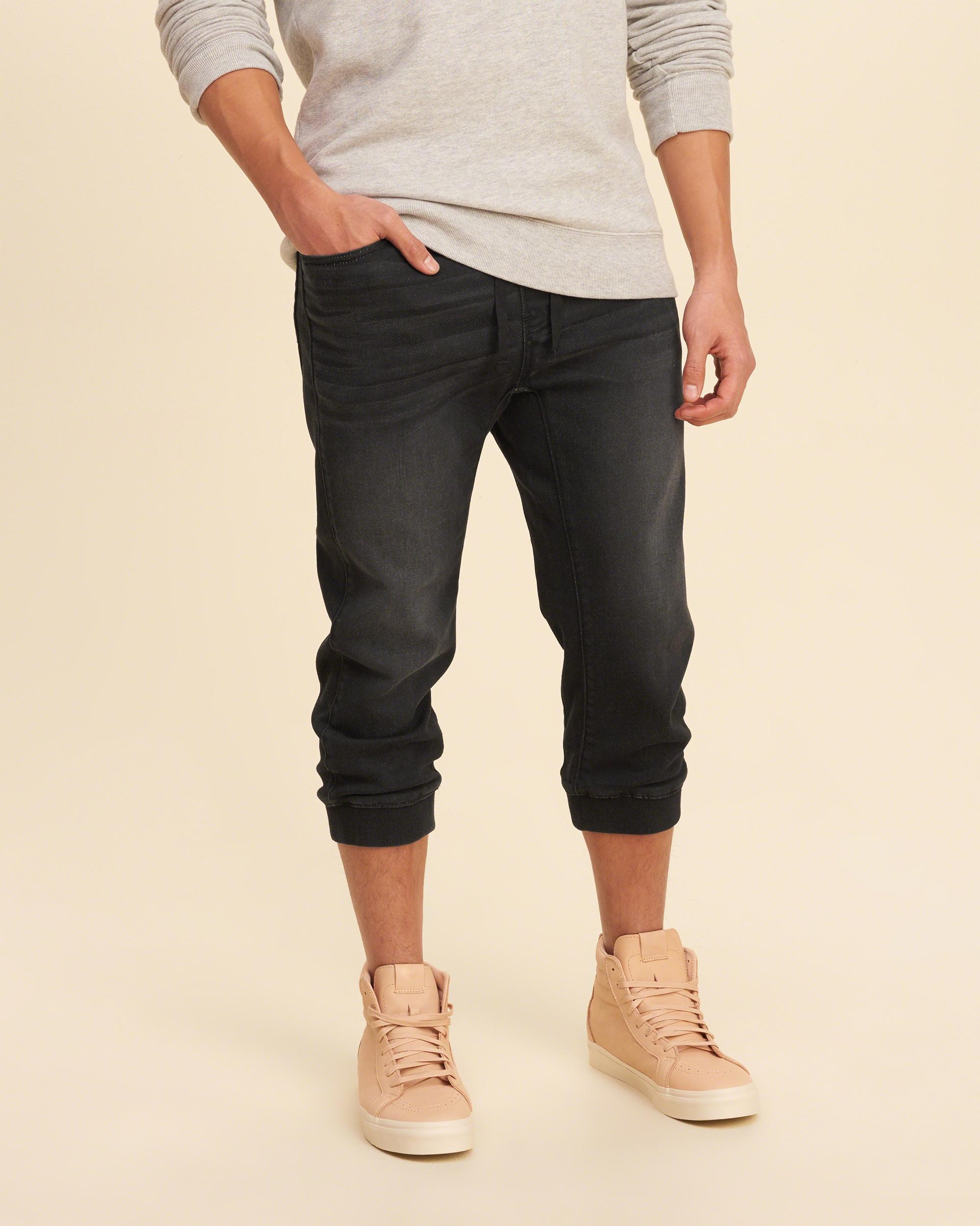 hollister jogger pants mens