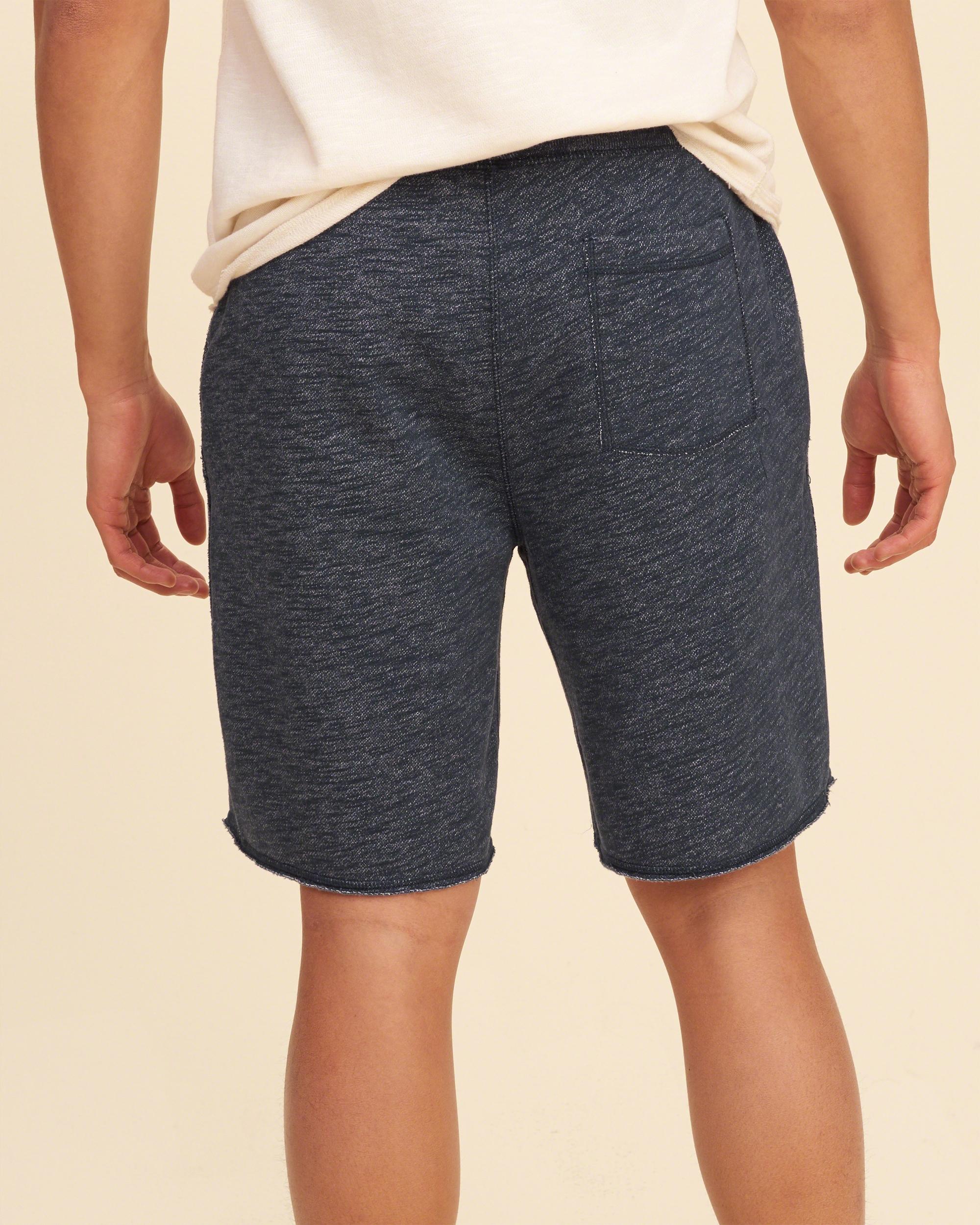 hollister fleece jogger shorts