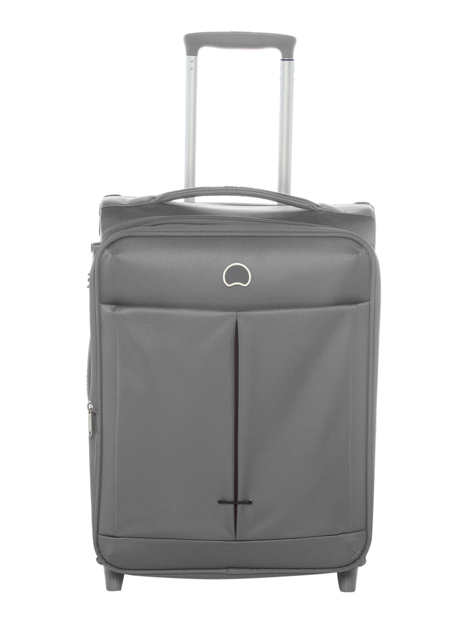Delsey Synthetic Air Adventure 55cm Cabin Silver Grey Suitcase in Gray