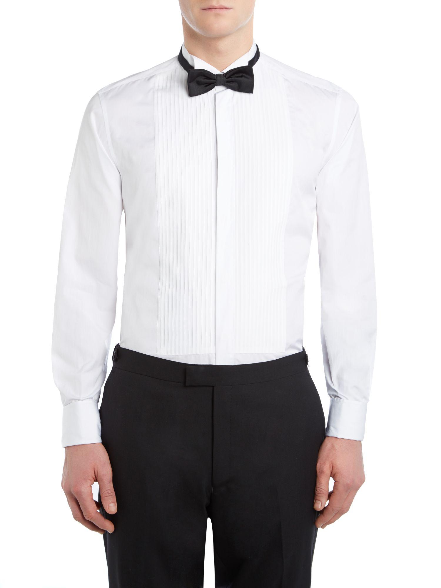 New & lingwood Fulham Wing-collar Dress Shirt in White for Men | Lyst