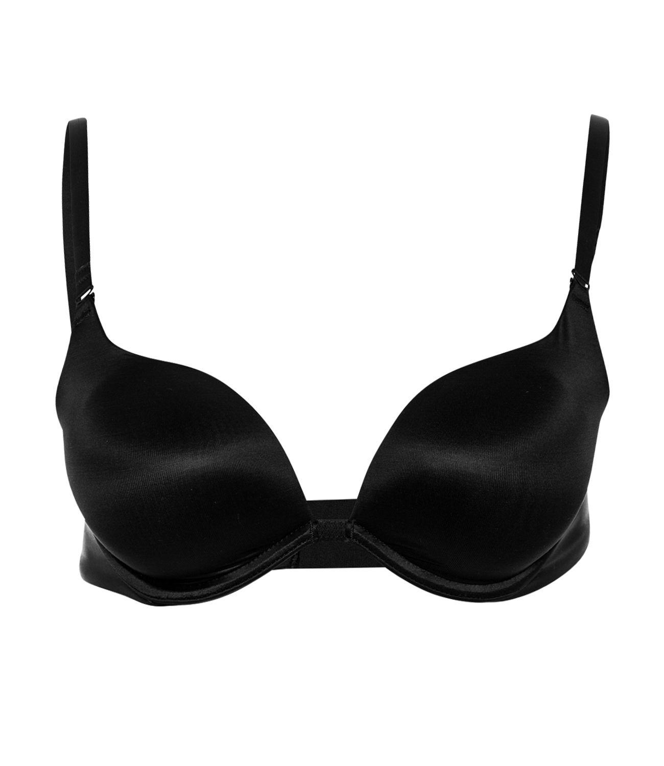 Wolford Sheer Touch Push Up Bra in Black | Lyst