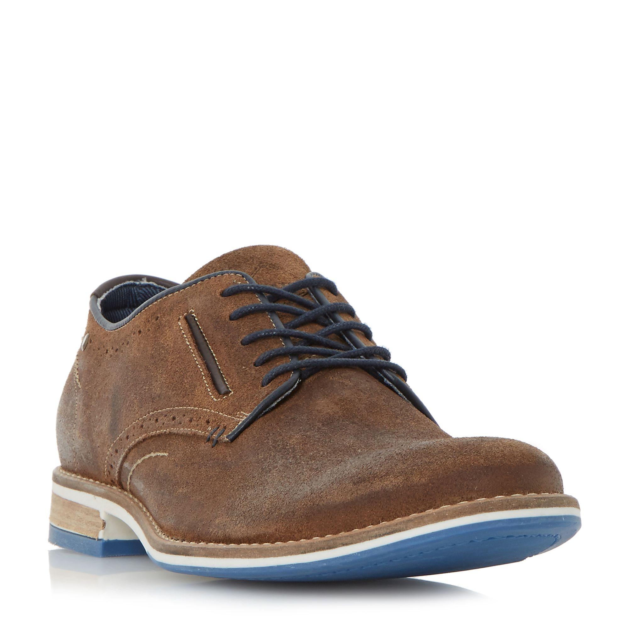 Dune Brewer Piped Gibson Casual Shoes in Grey for Men | Lyst