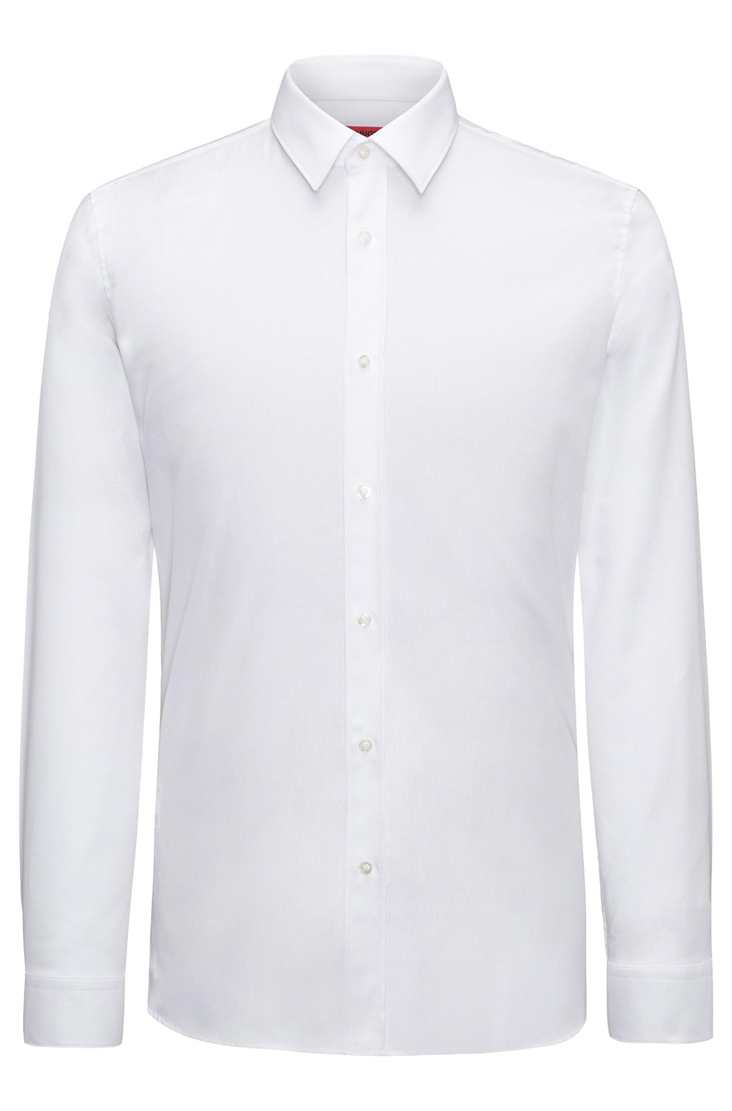 Lyst - Hugo Herringbone Dress Shirt, Extra Slim Fit | Elisha in White ...