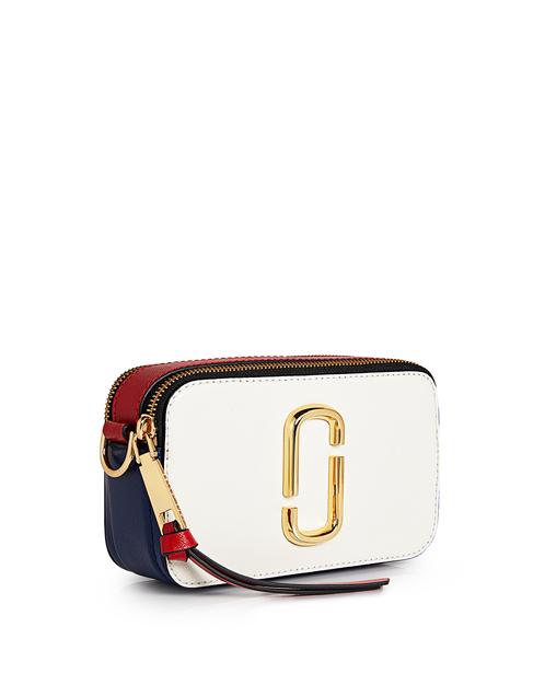 Marc Jacobs Cowhide Snapshot Color-block Camera Bag in Red - Lyst