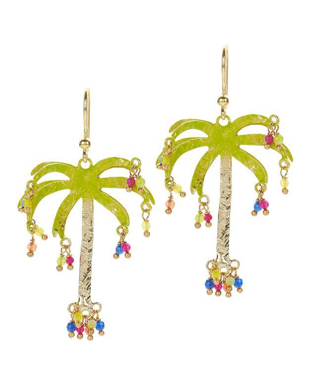 Lyst Rosantica Honolulu Palm Tree Earrings Gallery