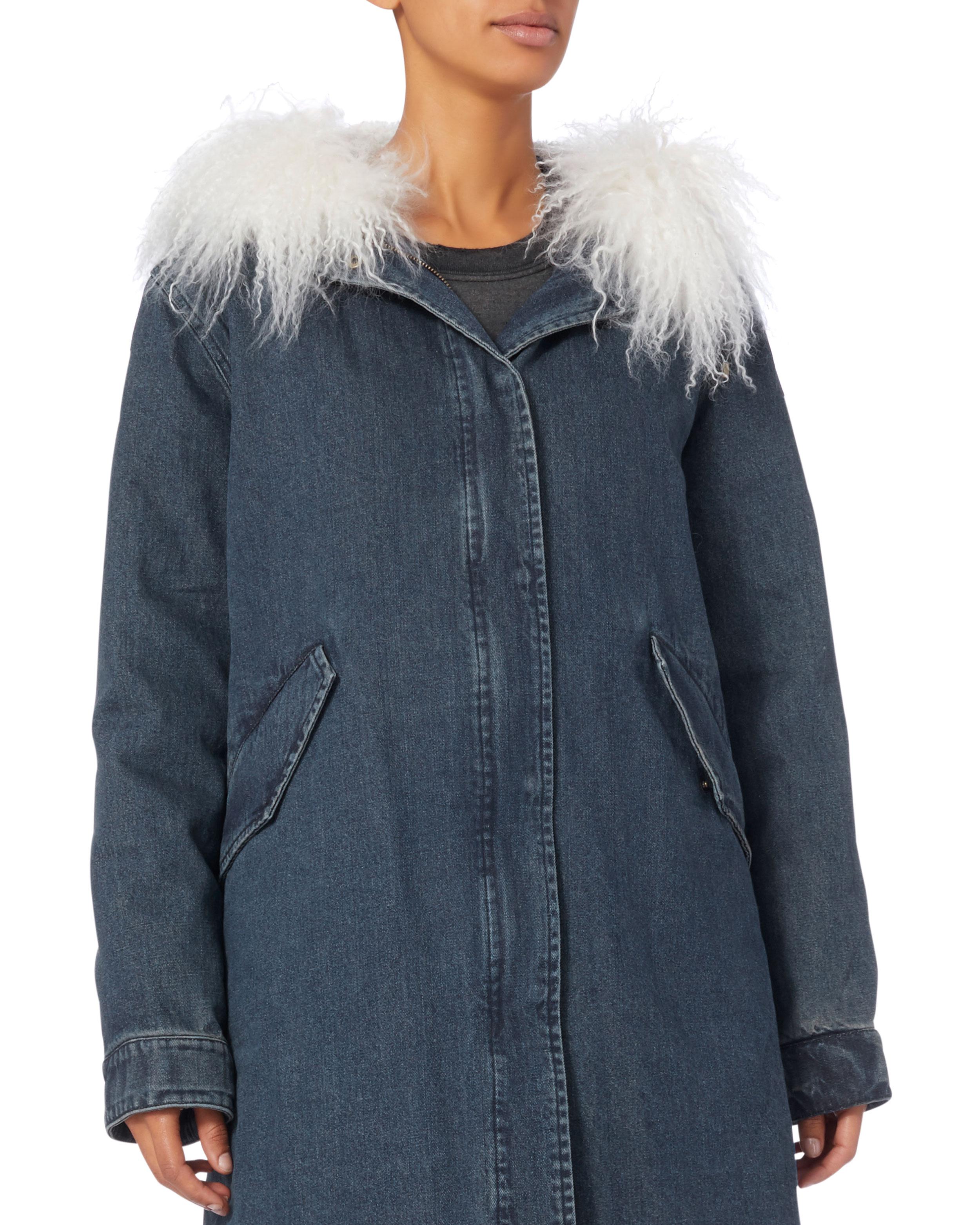 Shearling Yves Jacket Parka Salomon Hooded CaqwUOC