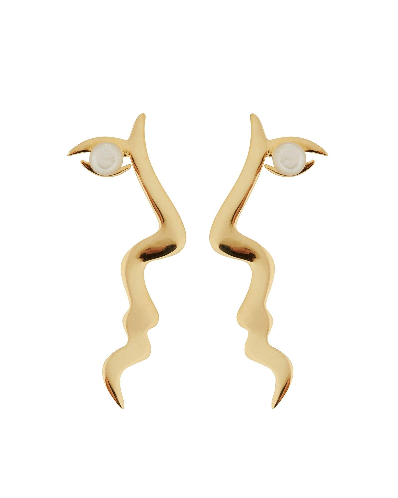 Anissa Kermiche Tête-à-tête Earrings in Metallic - Lyst