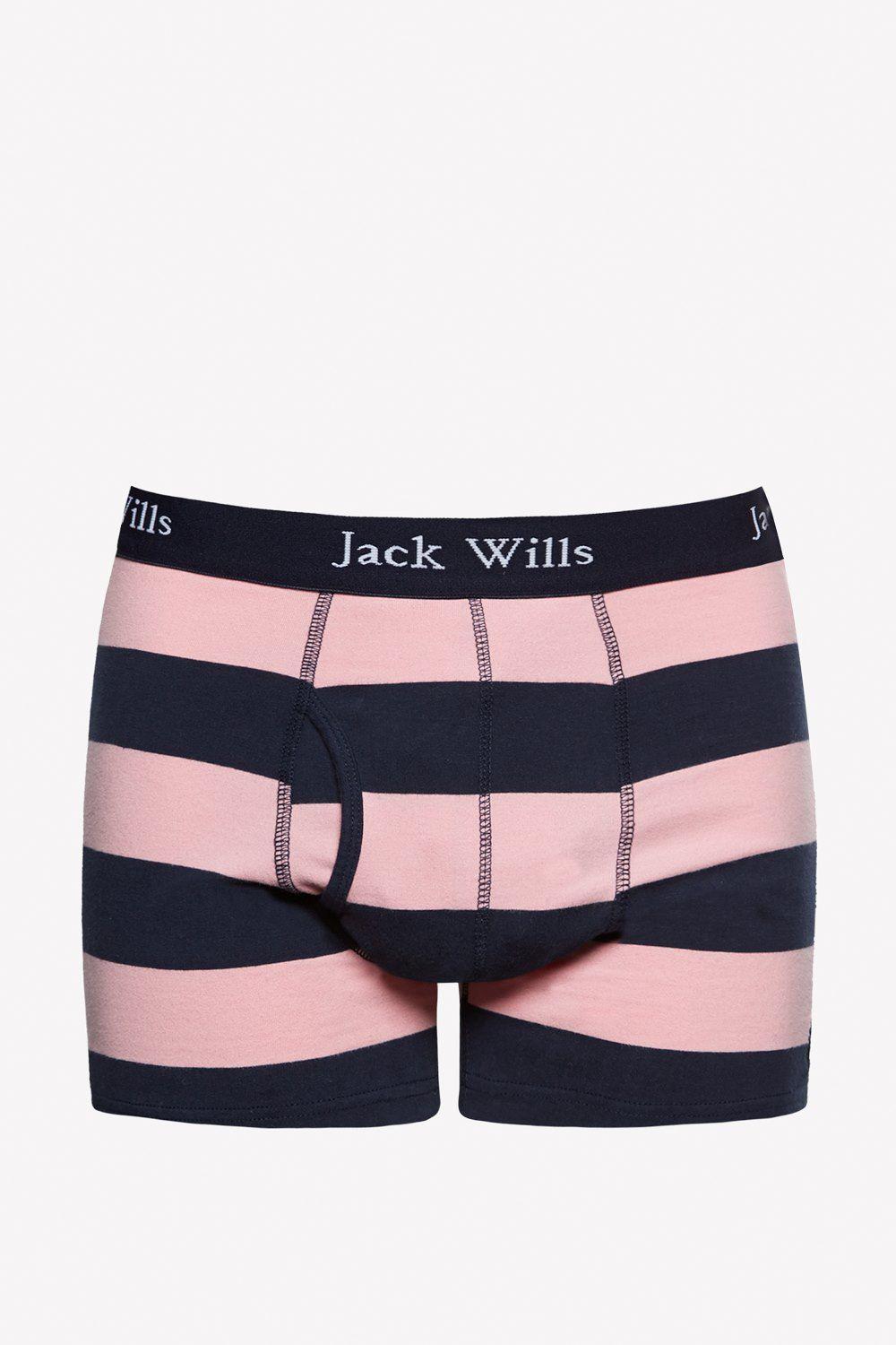 Lyst Jack Wills Bridgenorth Stripe Boxers in Blue for Men