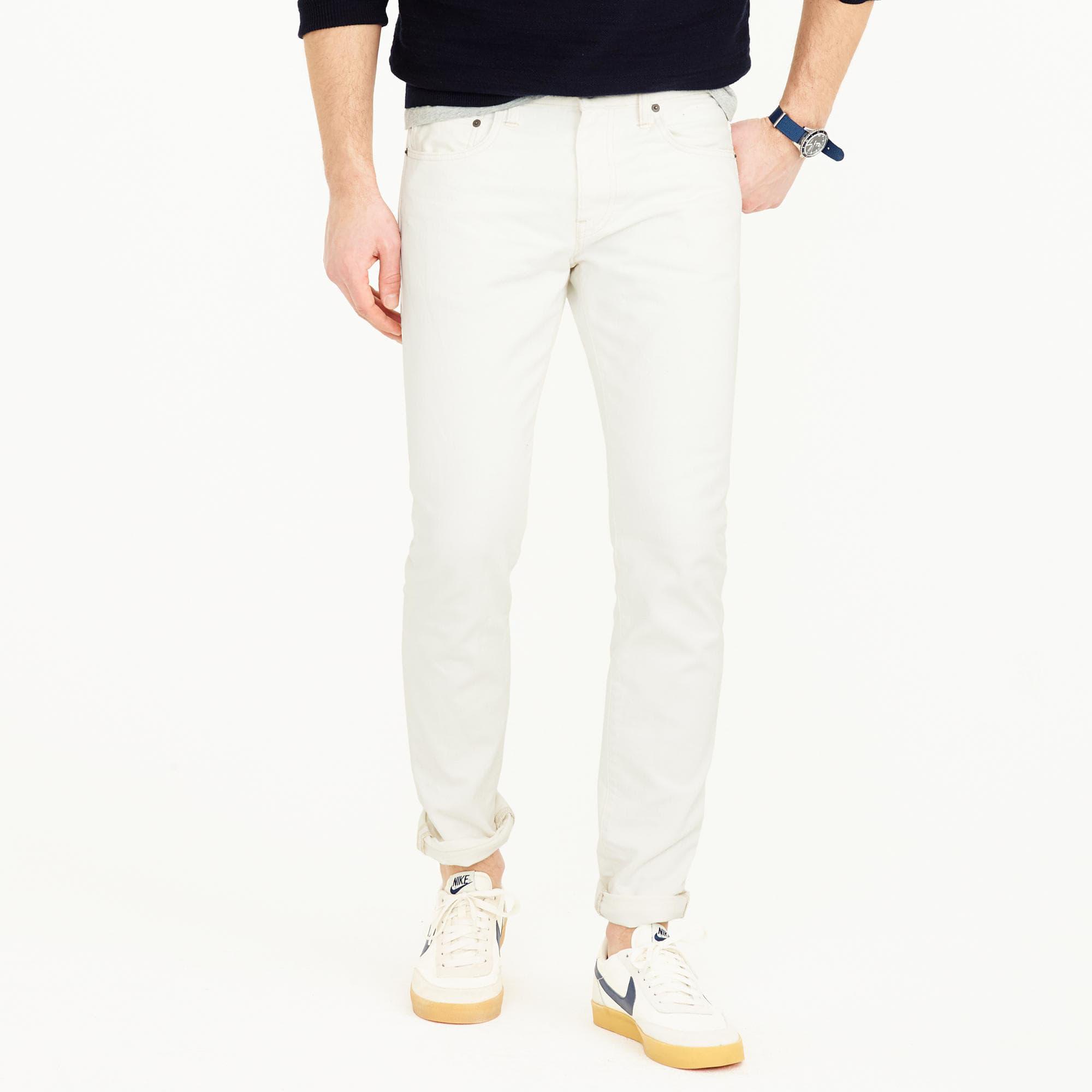 Lyst - J.Crew 484 Slim Jean In Rinsed White in White for Men