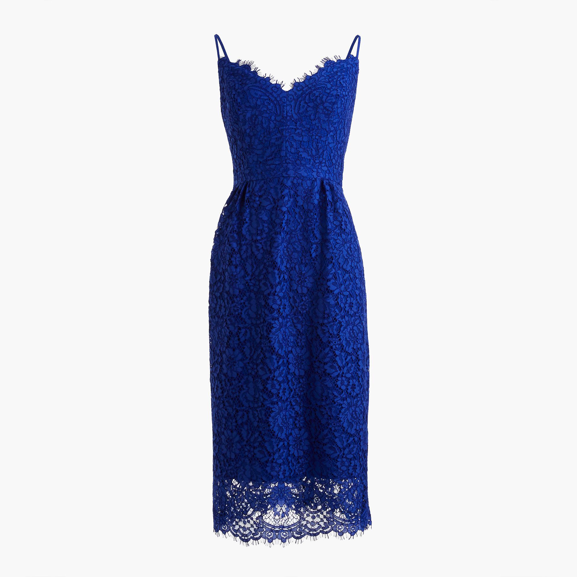 Lyst J.Crew Perfect Party Dress in Blue