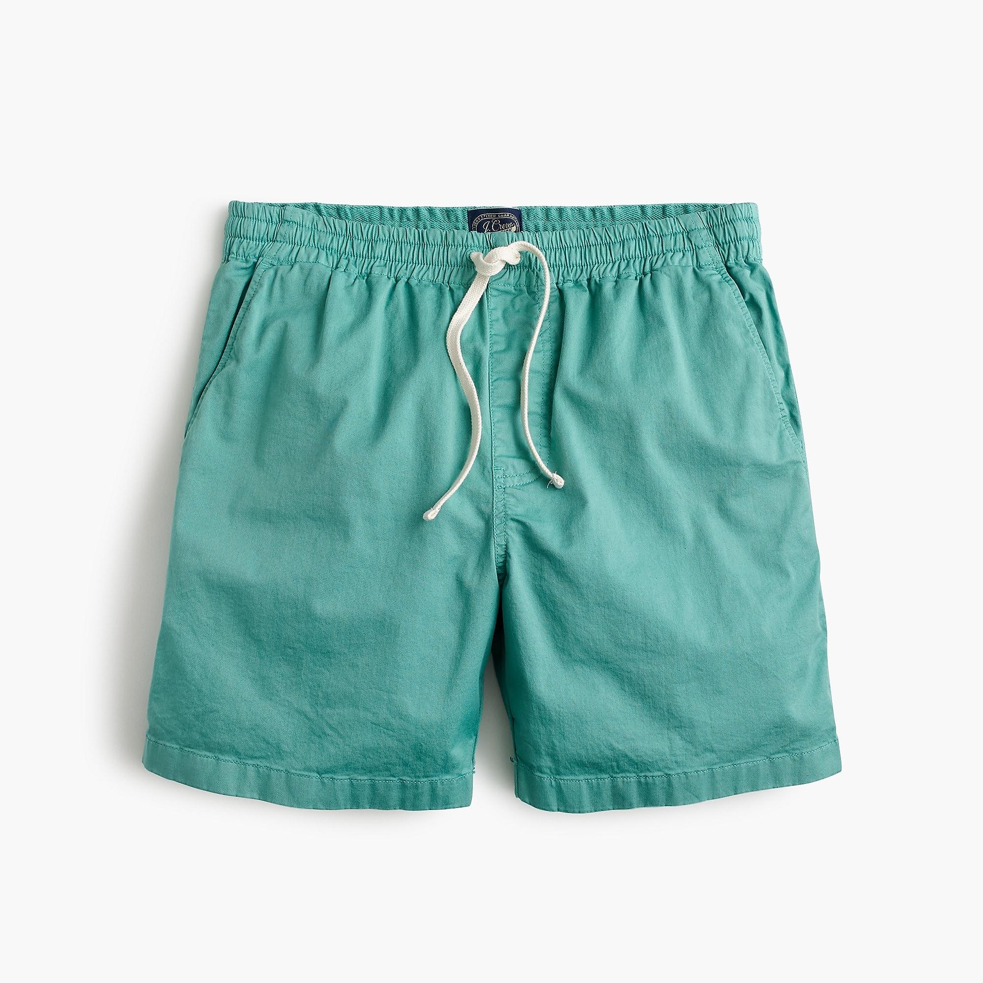 J.Crew Dock Short In Lightweight Garmentdyed Stretch Chino in Blue for