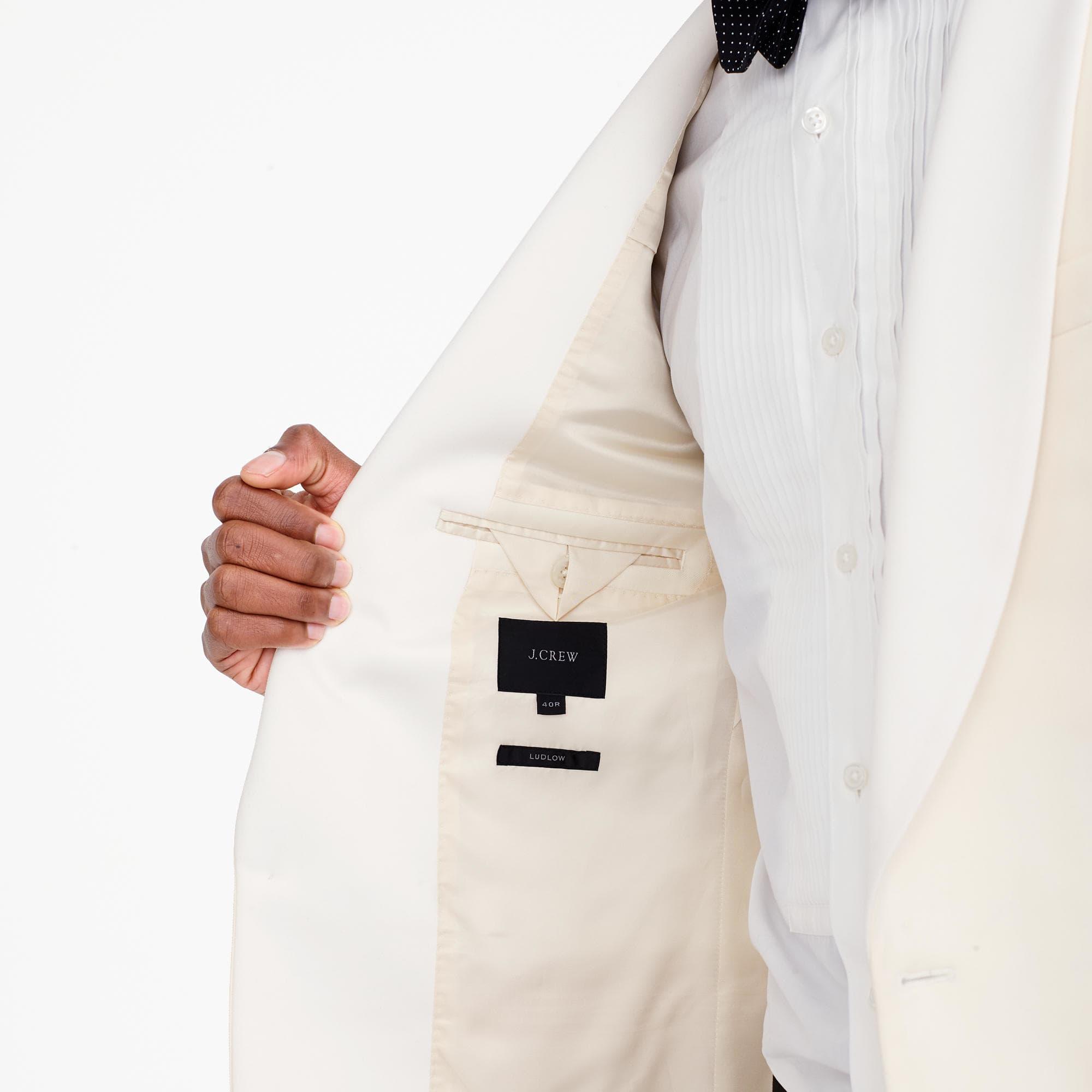 J.crew Ludlow Dinner Jacket In Italian Wool in White for Men Lyst