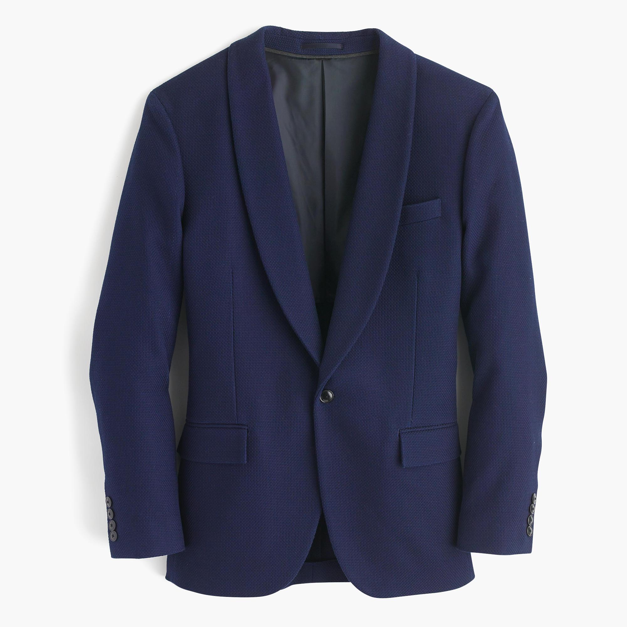 J.crew Ludlow Shawl-collar Dinner Jacket In Fiore Cotton in Blue for ...