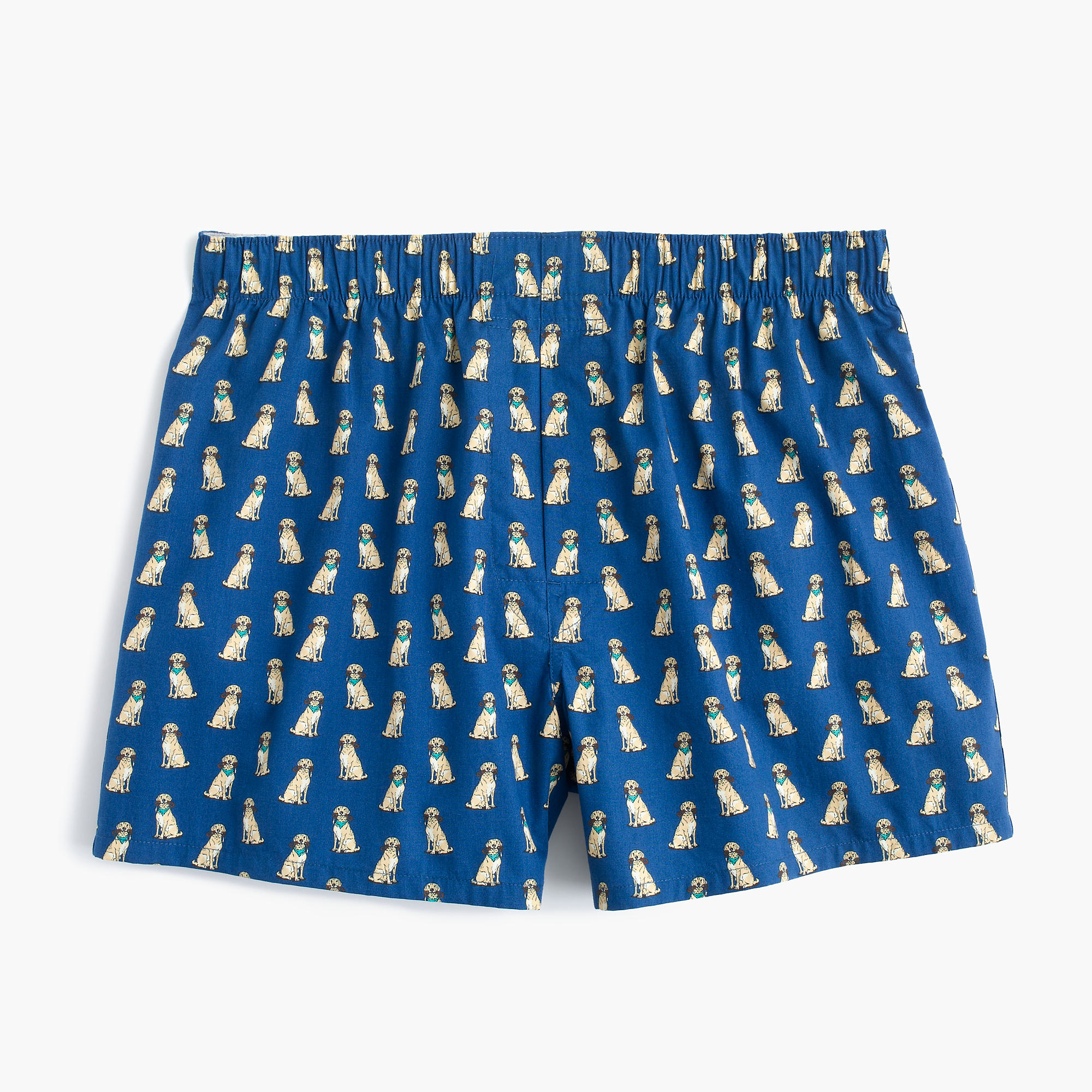 J.Crew Golden Retriever Print Boxers in Blue for Men - Lyst