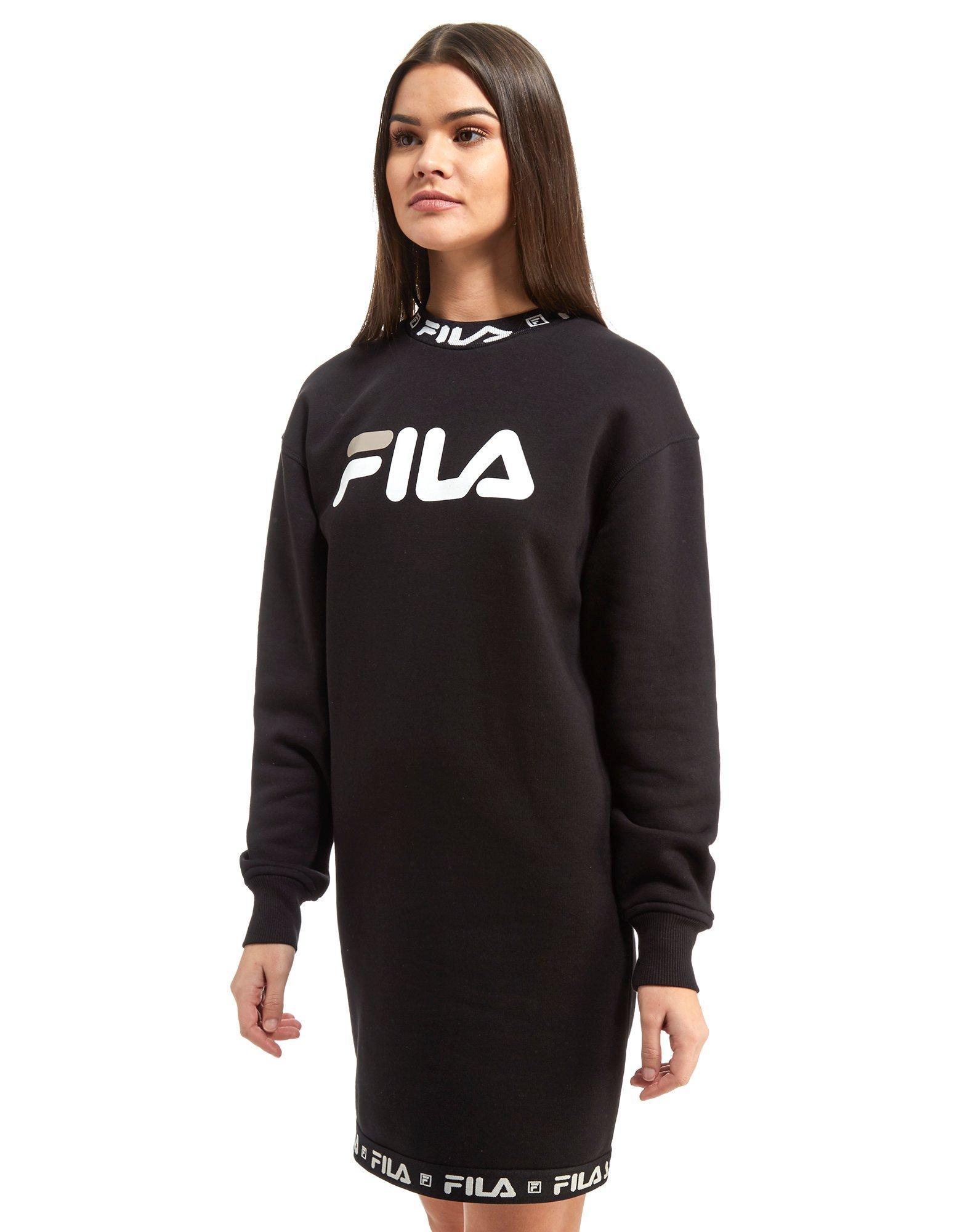 Lyst Fila Sweater  Dress  in Black 