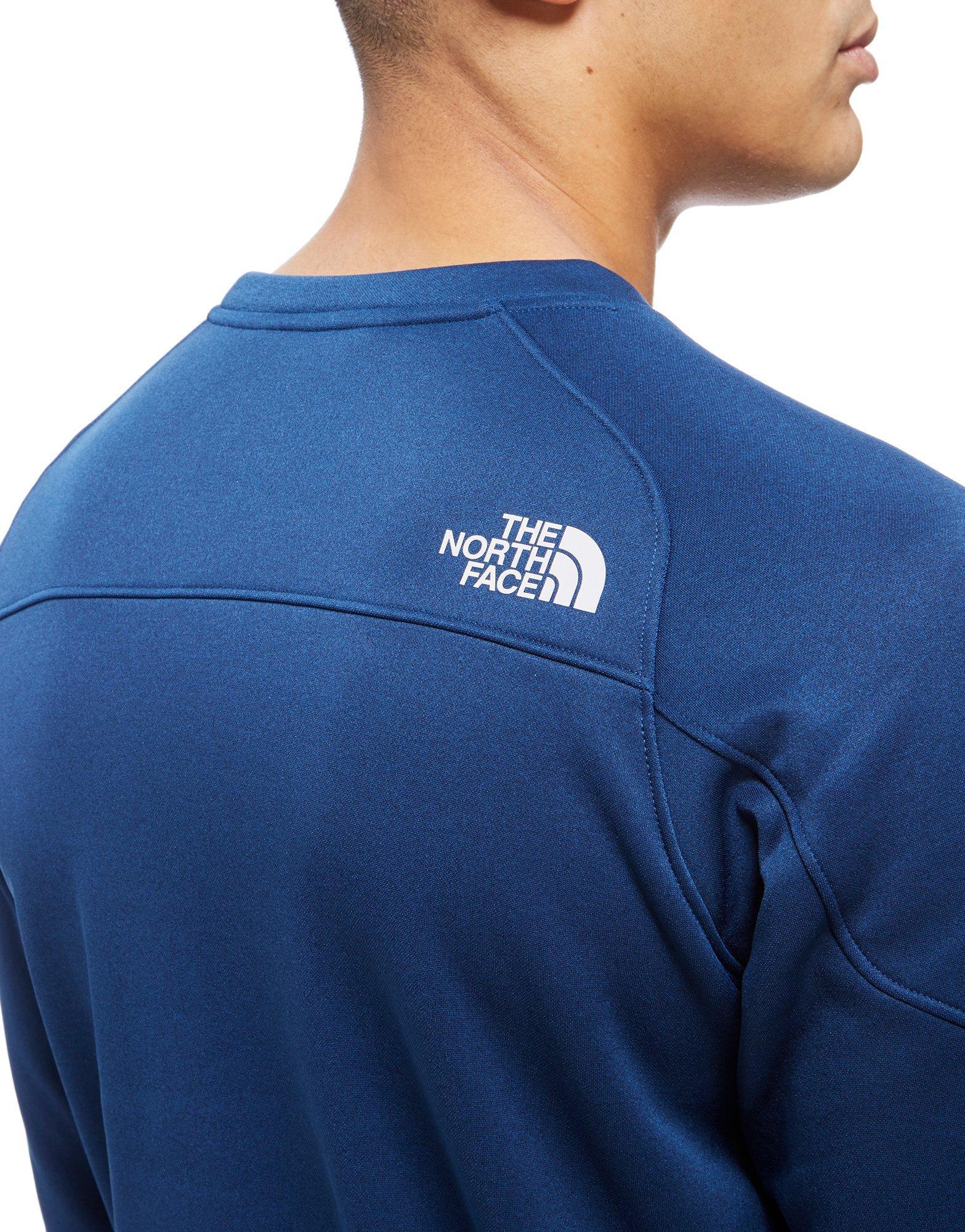 north face blue sweater