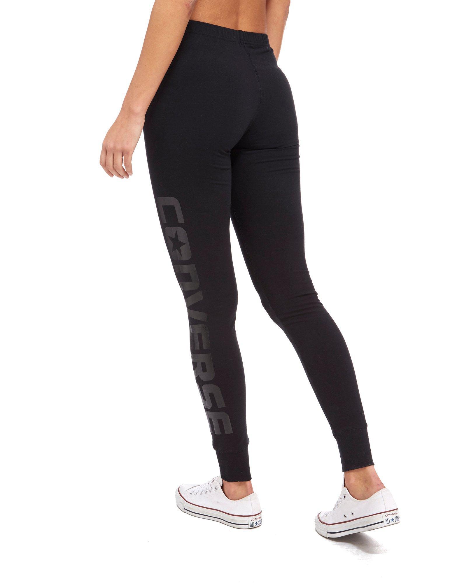 converse leggings black