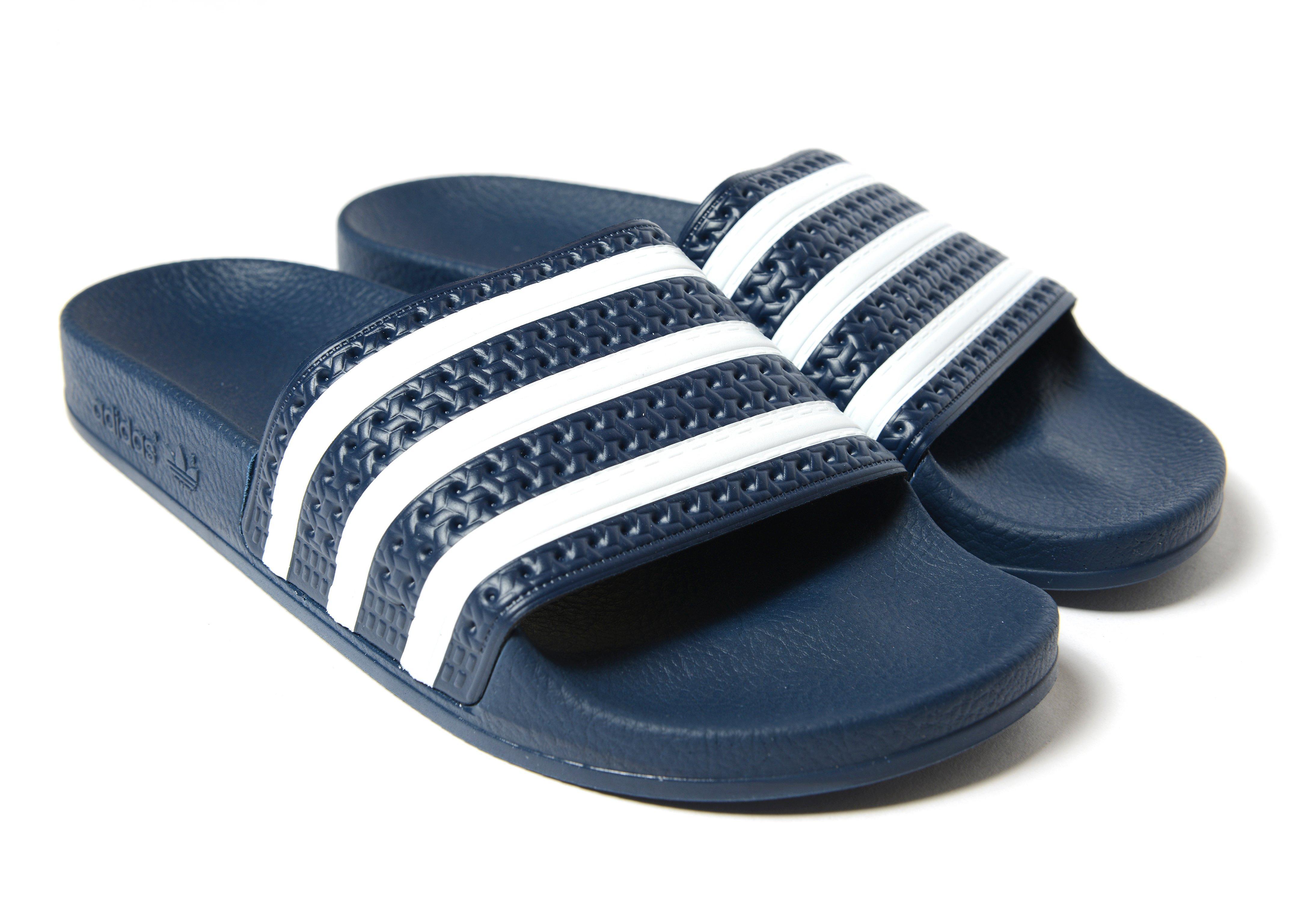 Lyst Adidas  Originals Adilette Slides  in Blue for Men