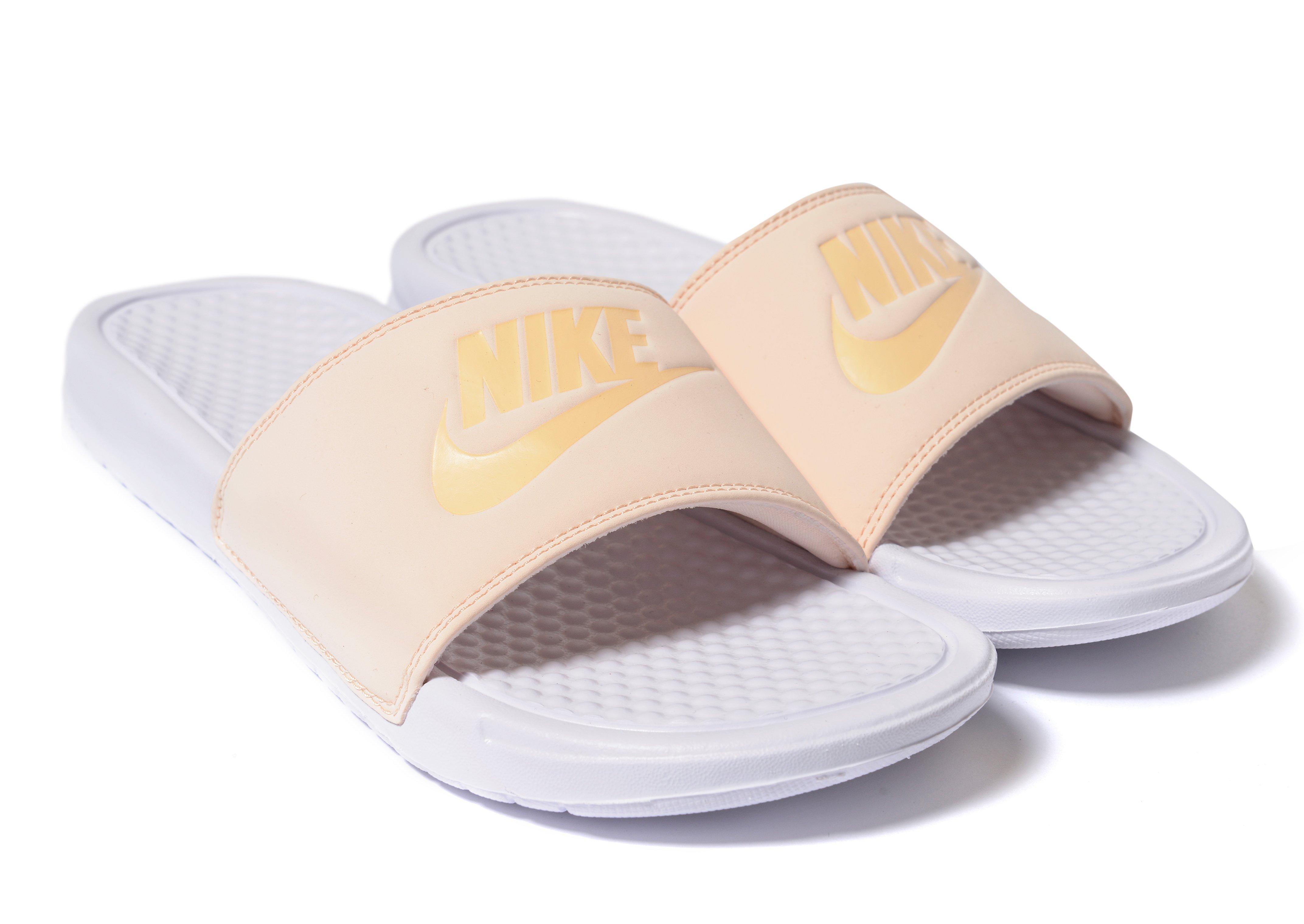 nike benassi jdi slide orange