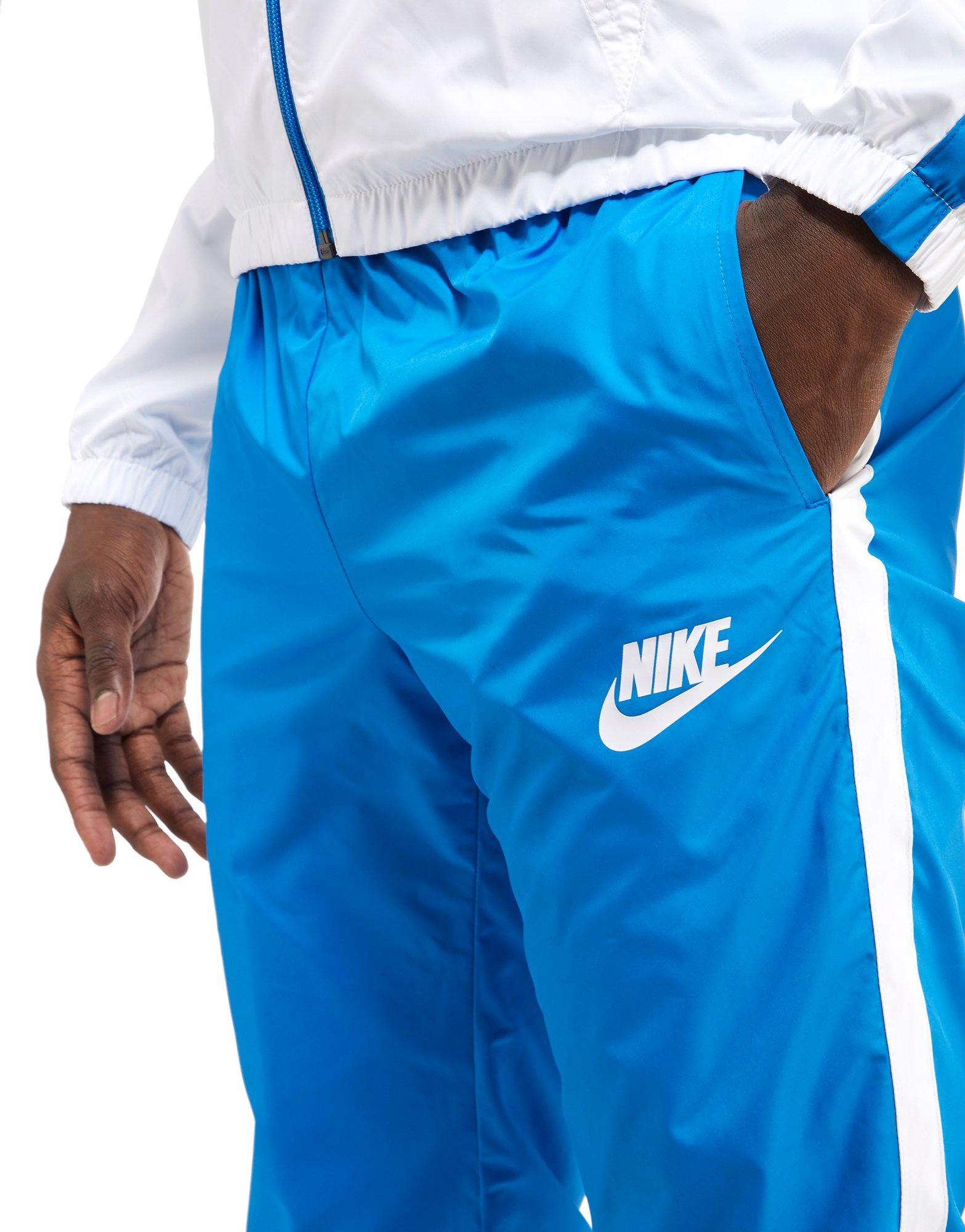 nike blue and black tracksuit