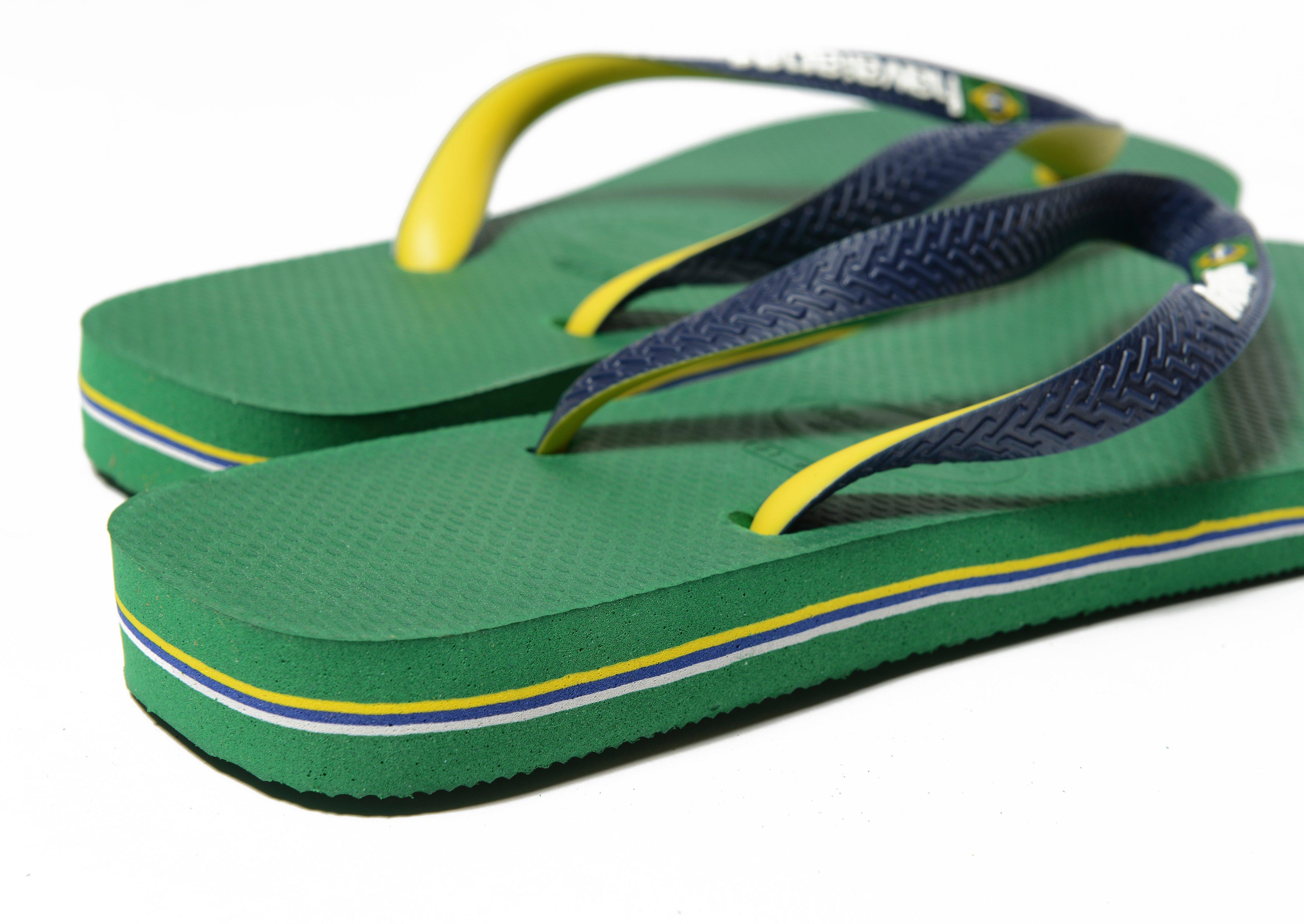 Lyst Havaianas Brazil Mix Flip Flops In Green