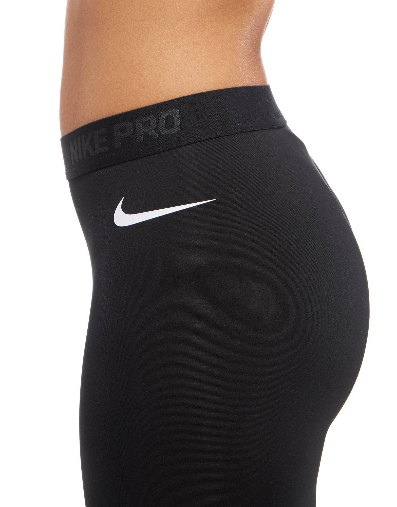 Lyst - Nike Pro Just Do It Tights in Black