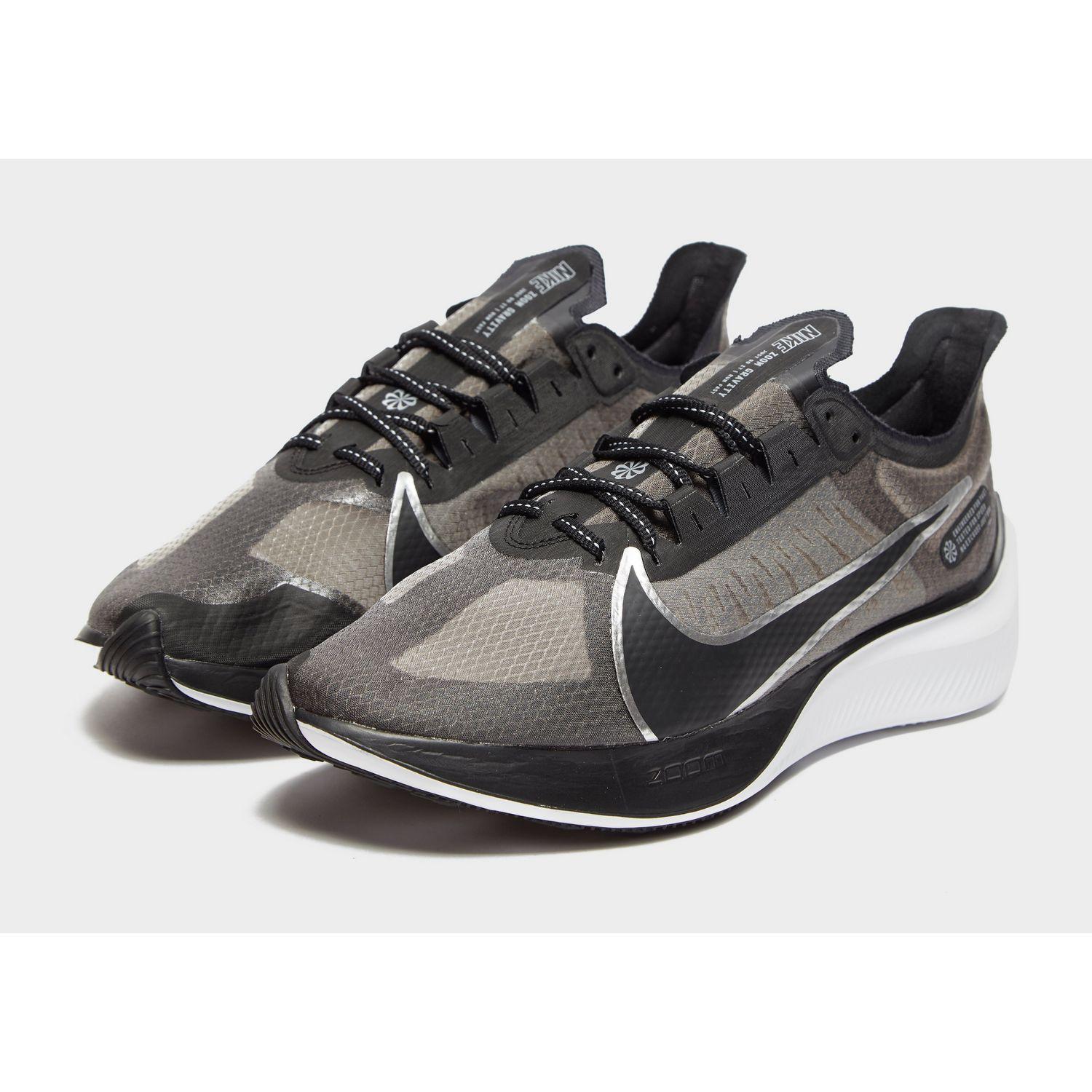 nike zoom gravity black silver
