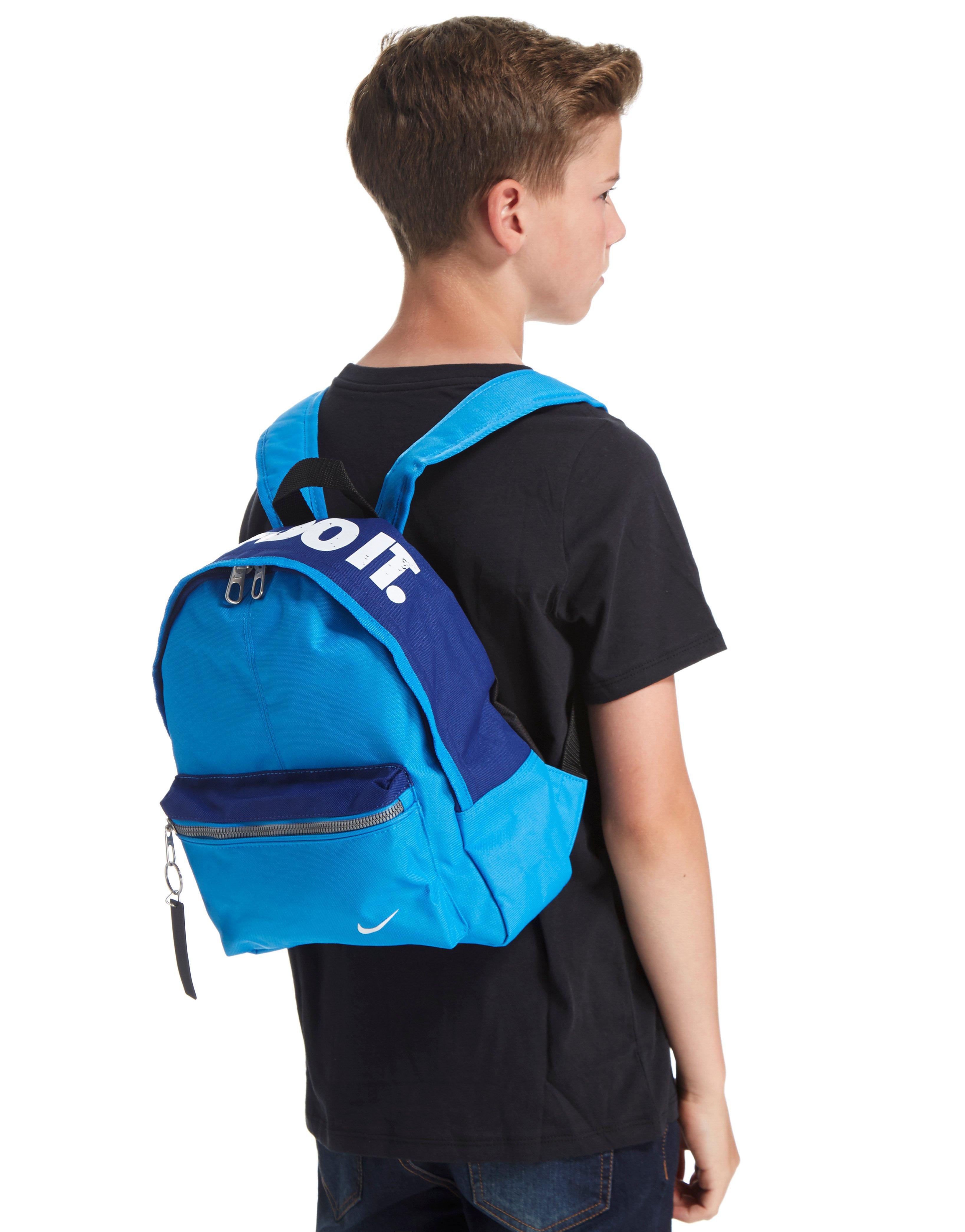 nike mini backpack blue