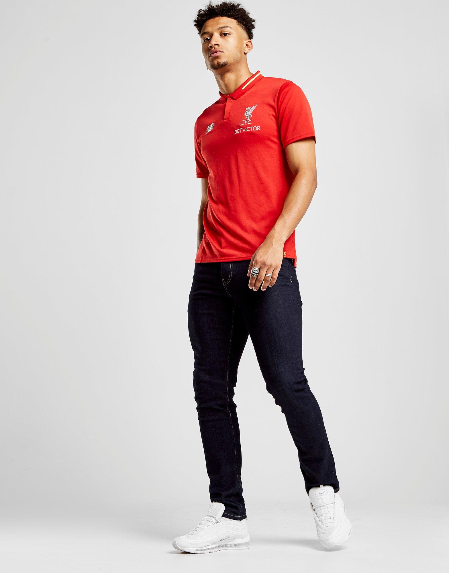 liverpool new balance polo shirt