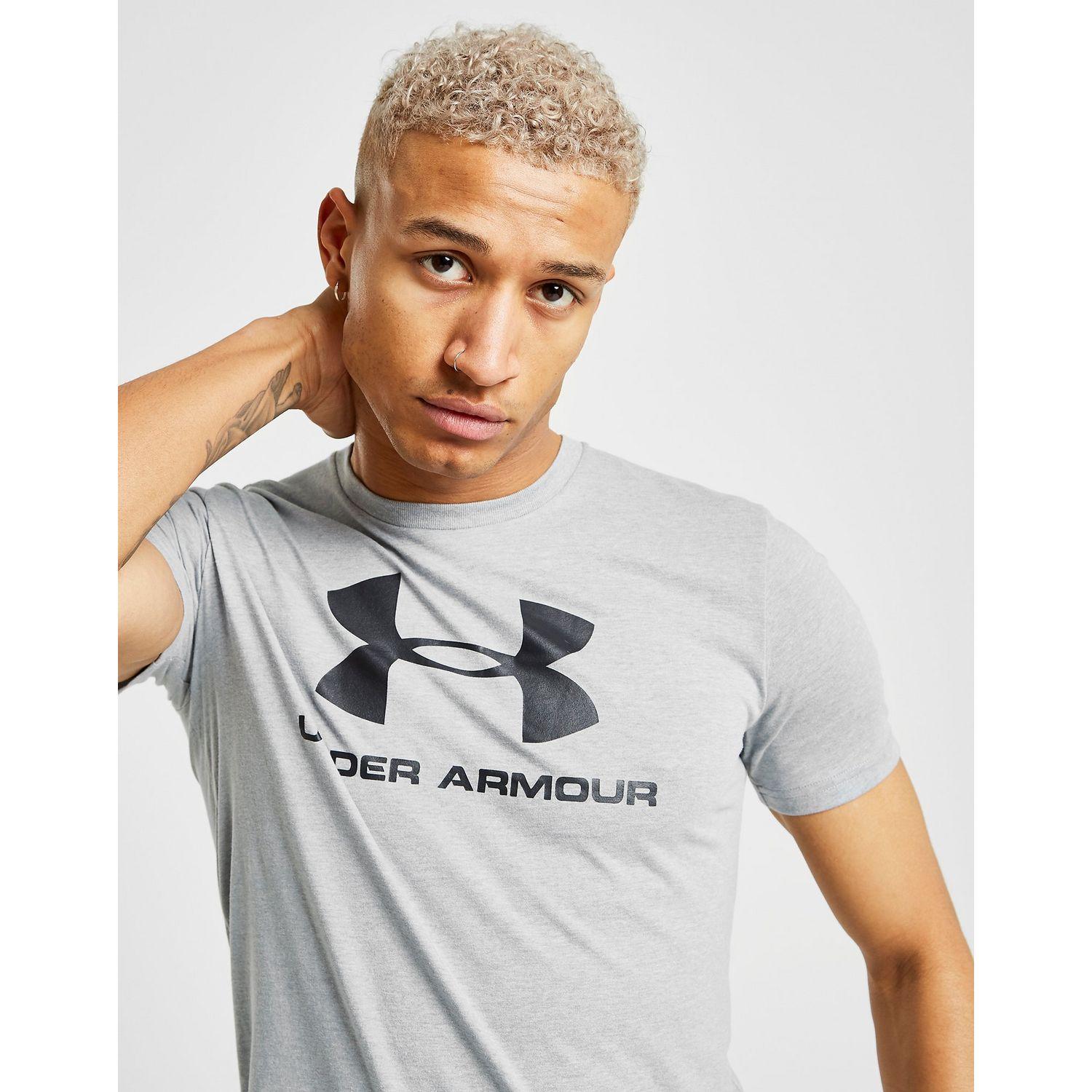 men's ua sportstyle logo short sleeve