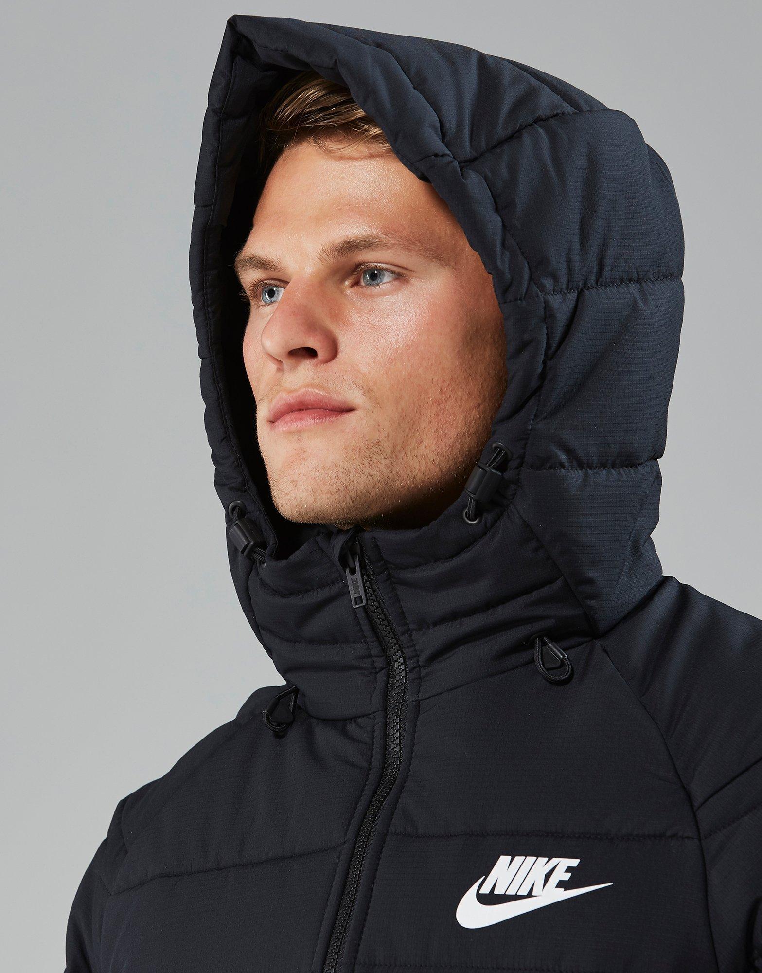 Download Lyst - Nike Sportswear Hooded Down Jacket in Black for Men